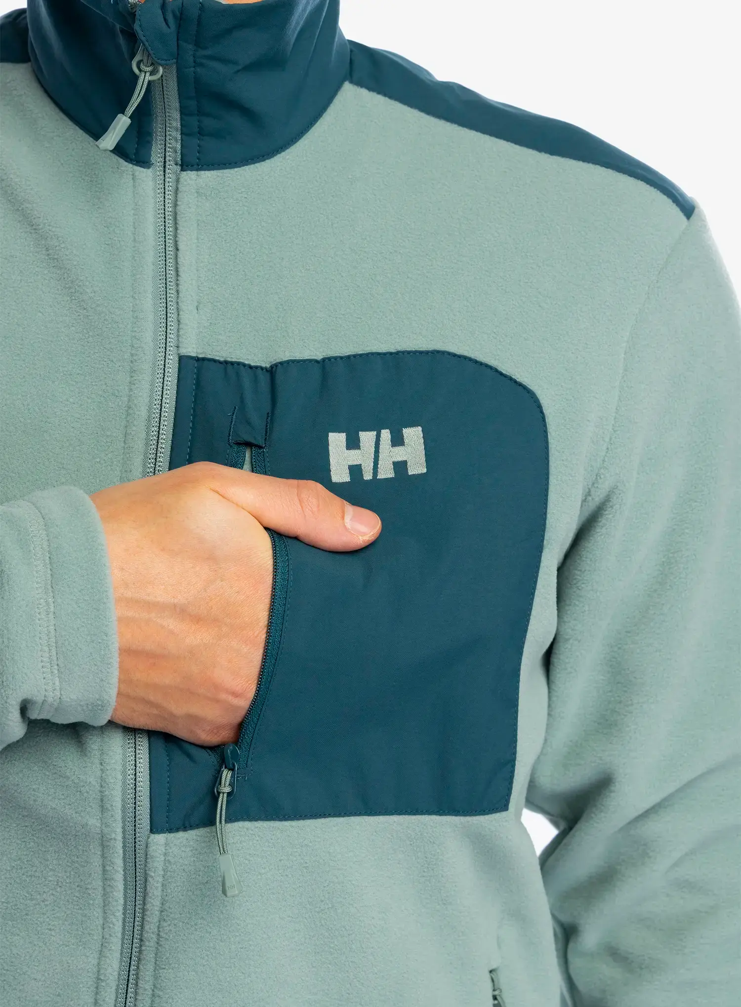 Jopica z zadrgo Helly Hansen Daybreaker Block Jacket - cactus