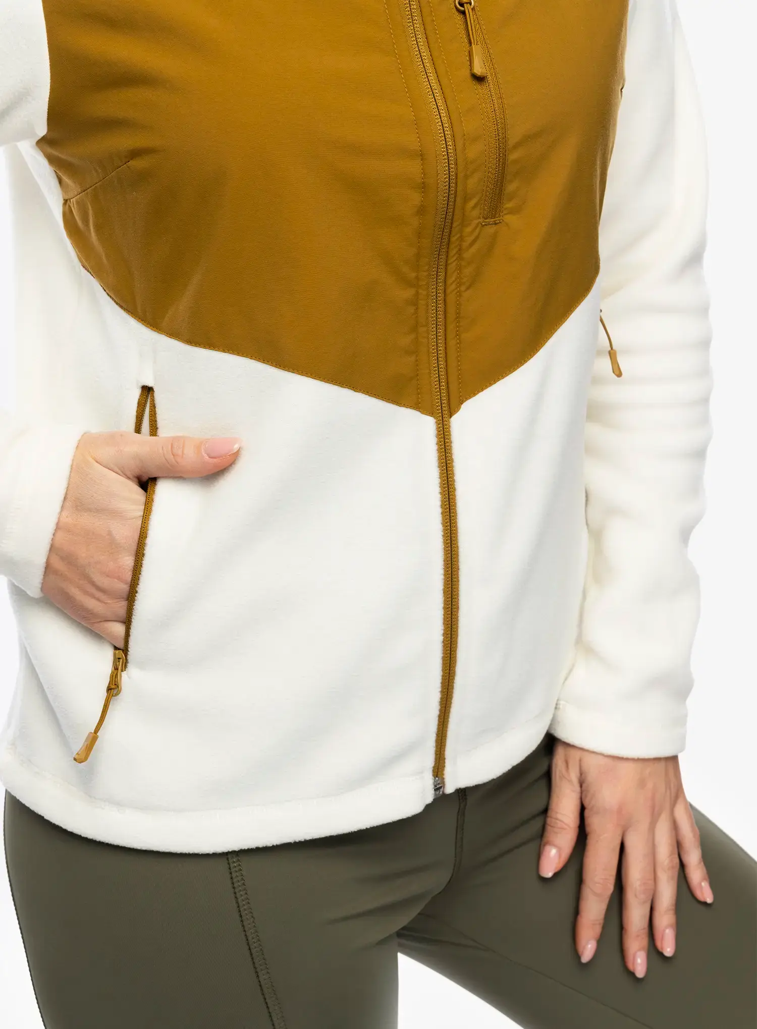 Ženska jopica z zadrgo Helly Hansen Daybreaker Block Jacket - snow