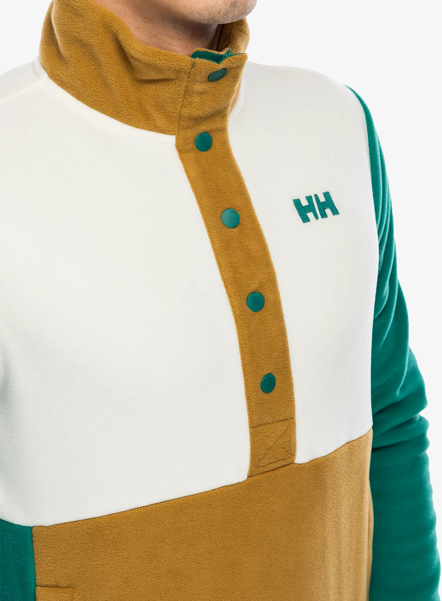 Flis Helly Hansen Daybreaker Snap Pullover - emerald