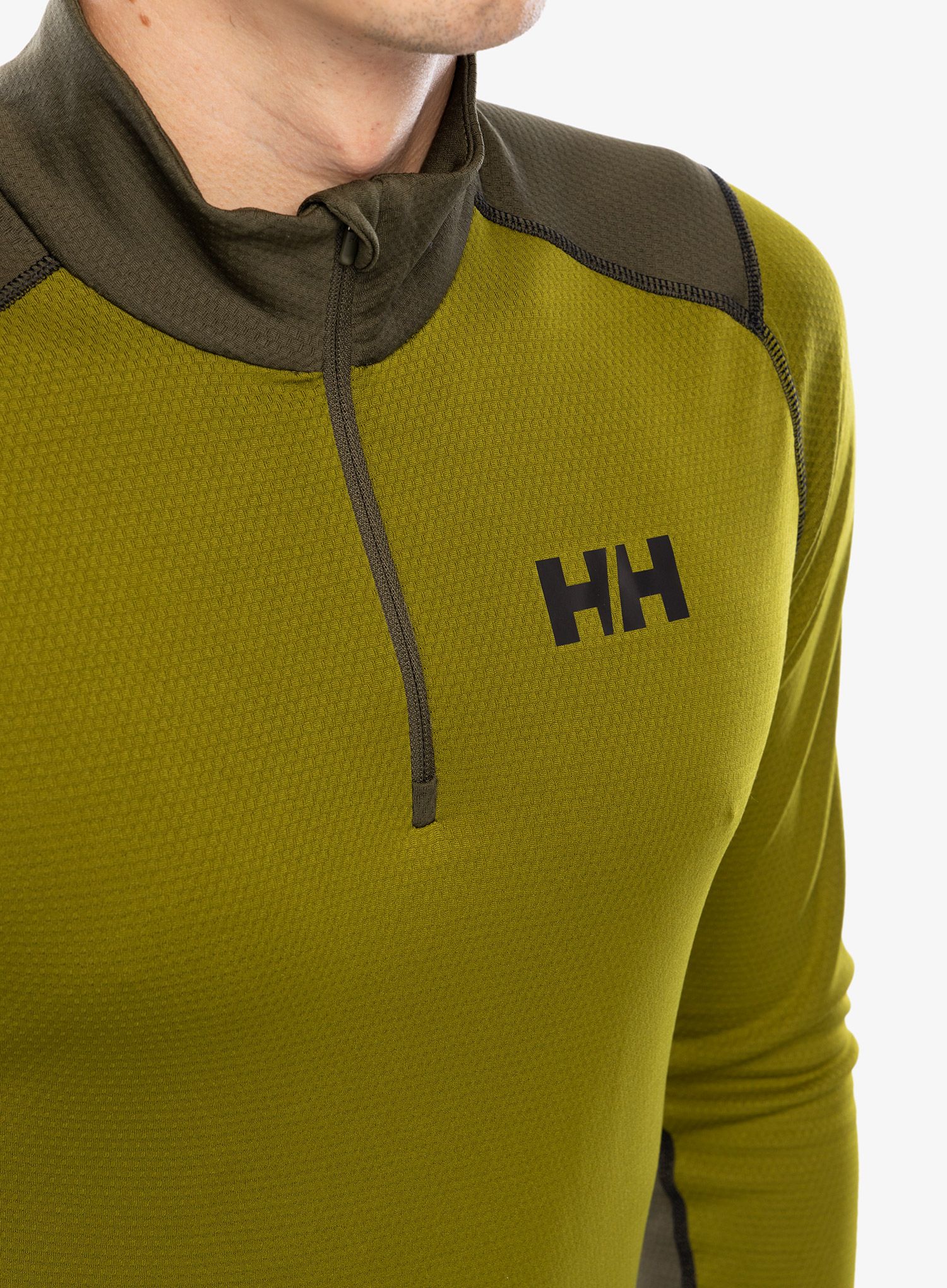 Termo flis jopa Helly Hansen LIFA Active 1/2 Zip - olive green