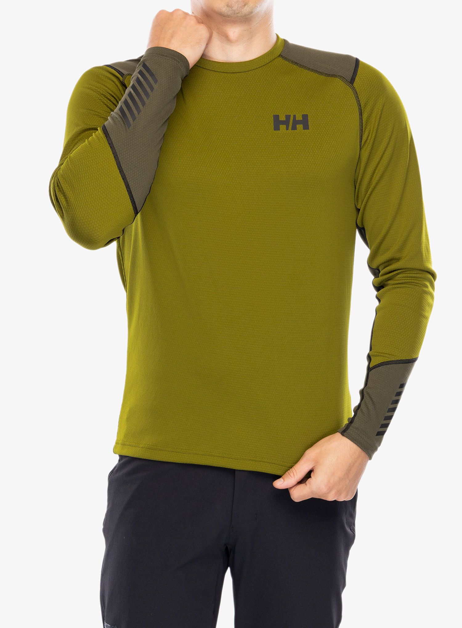Termo flis jopa Helly Hansen LIFA Active Crew - olive green