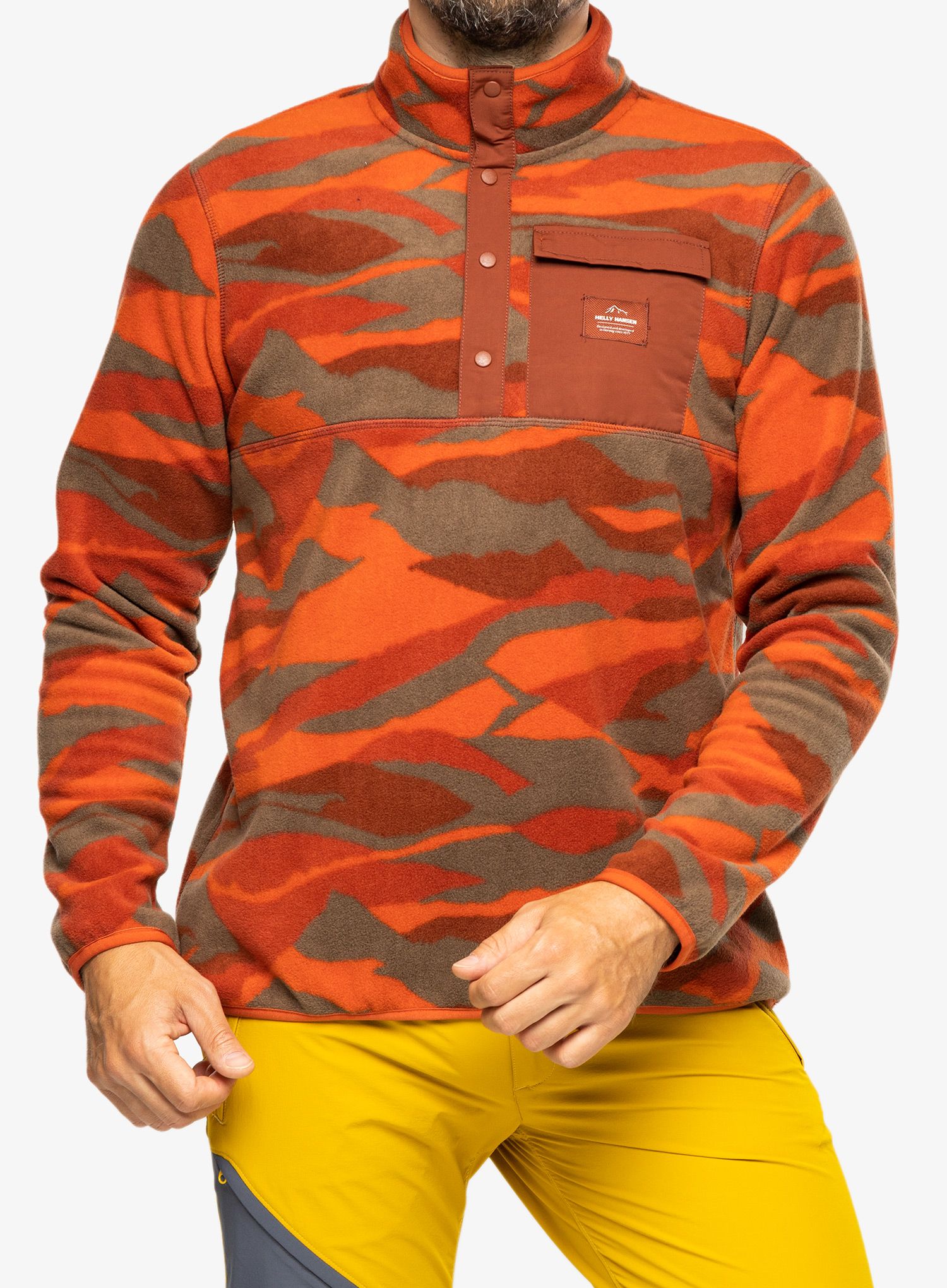 Moški flis Helly Hansen Maridalen Fleece - canyon icon print