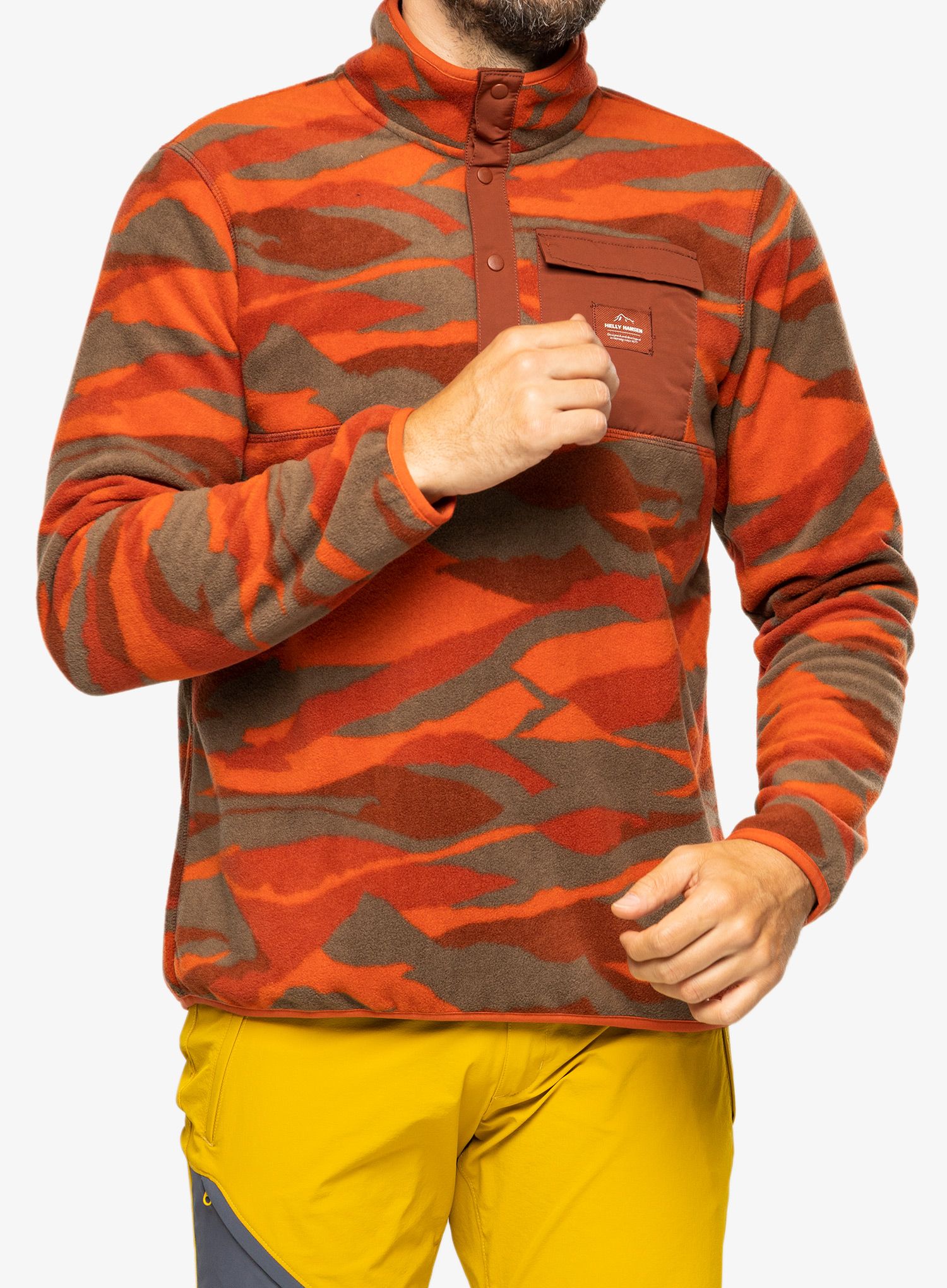 Moški flis Helly Hansen Maridalen Fleece - canyon icon print