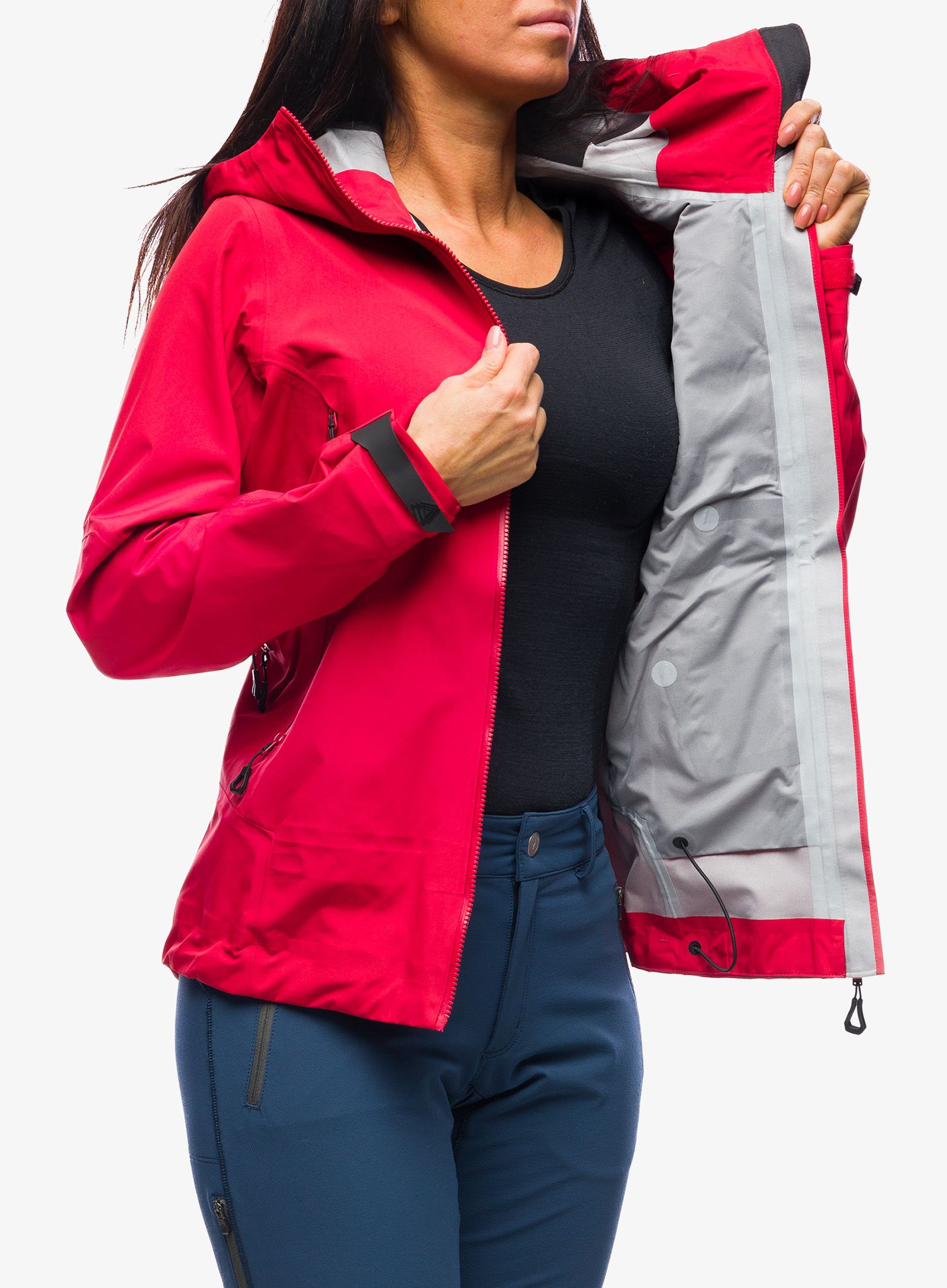 Ženska nepremočljiva jakna Helly Hansen Odin 9 Worlds 2.0 Jacket - red