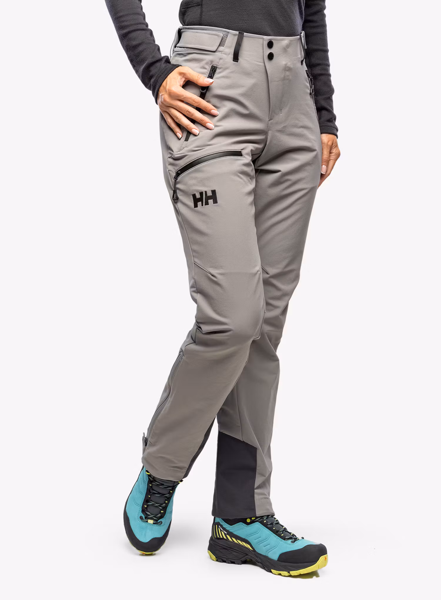 Ženske treking hlače Helly Hansen Odin Muninn 2.0 Pant - concrete