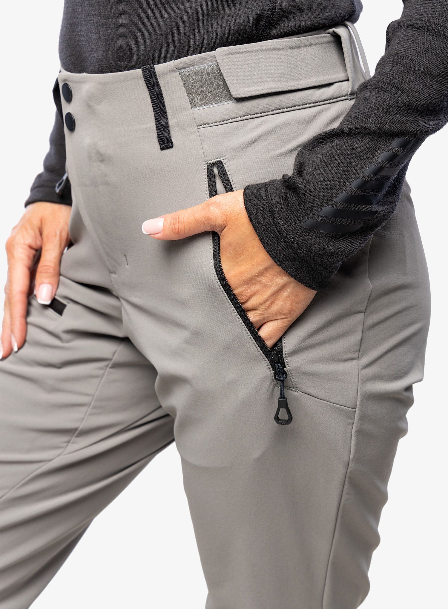 Ženske treking hlače Helly Hansen Odin Muninn 2.0 Pant - concrete