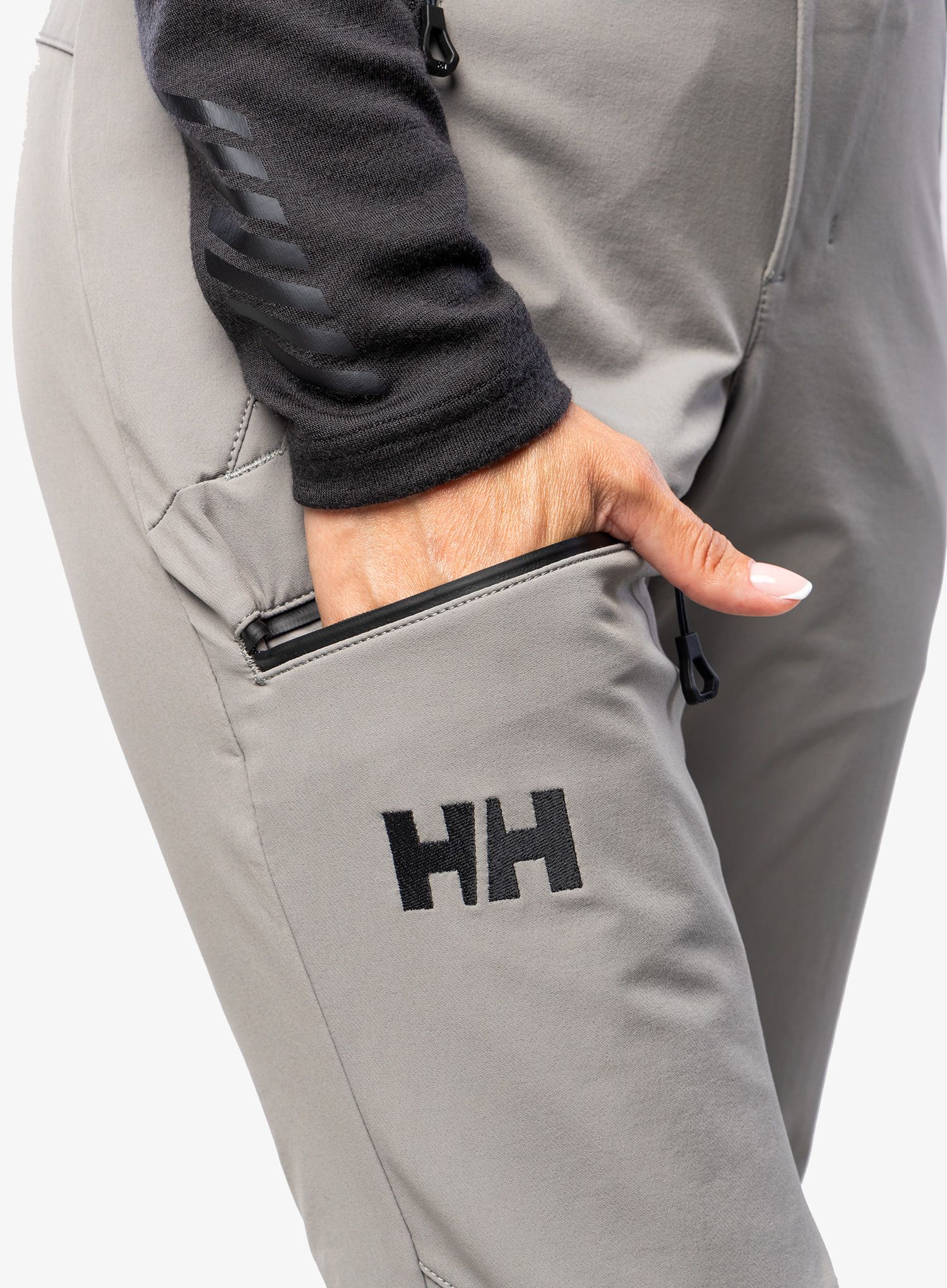 Ženske treking hlače Helly Hansen Odin Muninn 2.0 Pant - concrete