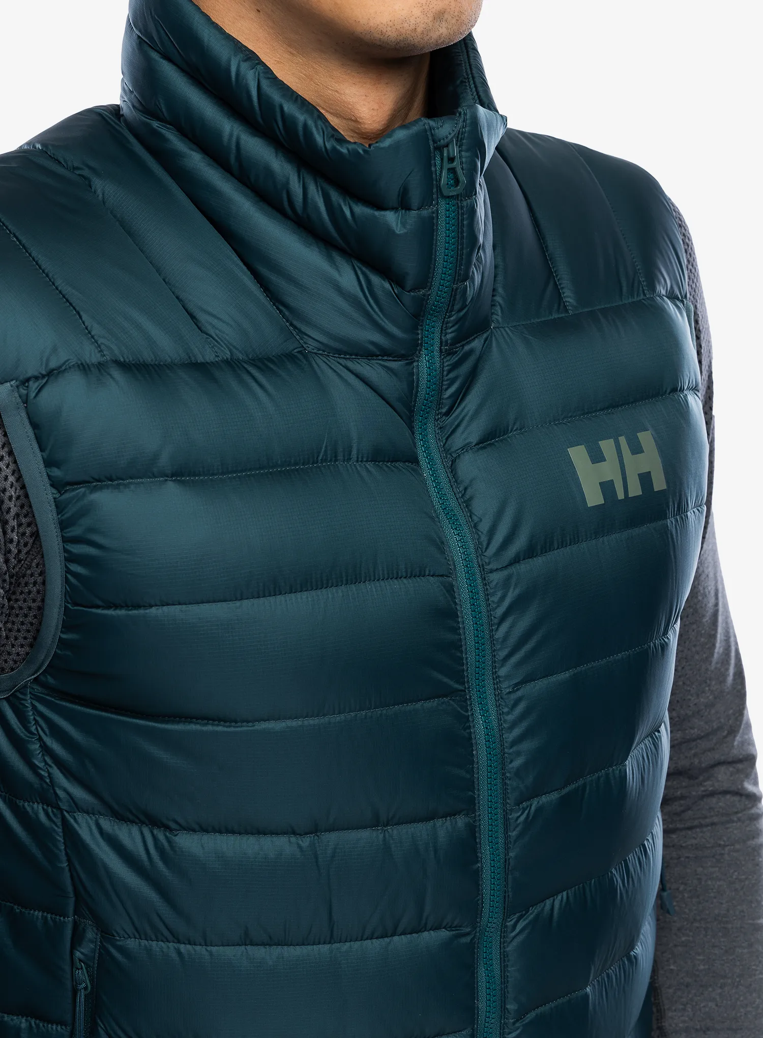Puhasti brezrokavnik Helly Hansen Verglas Down Vest 2.0 - dark creek