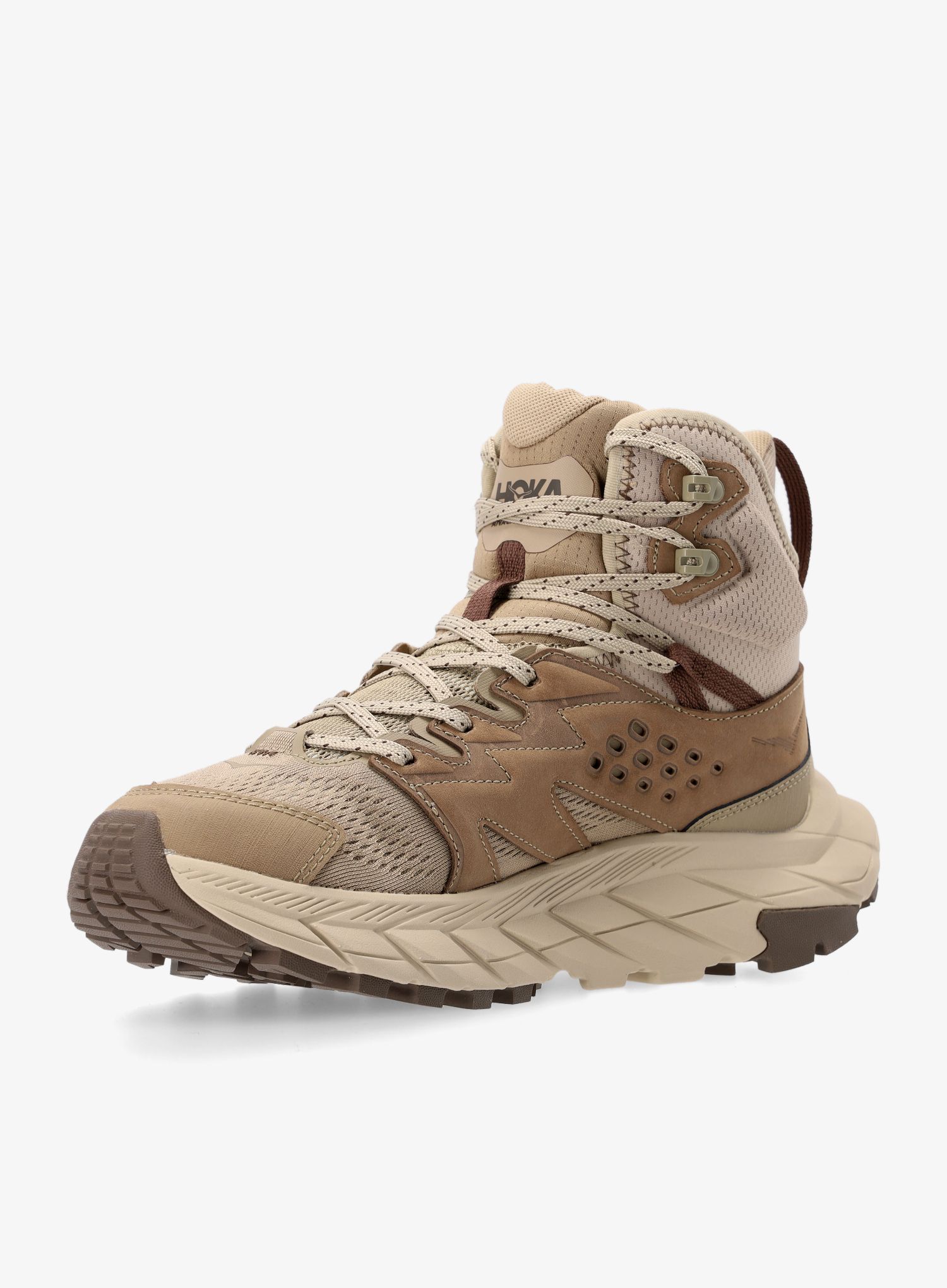 Pohodniški čevlji Hoka Anacapa Breeze Mid - dune/oxford tan