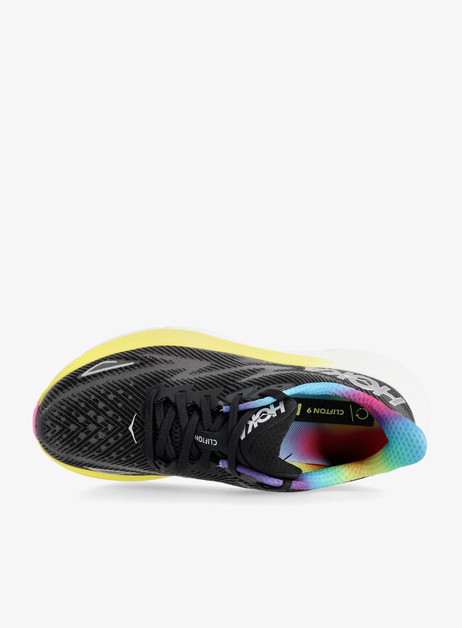 Moški tekaški čevlji Hoka Clifton 9 - black/all aboard