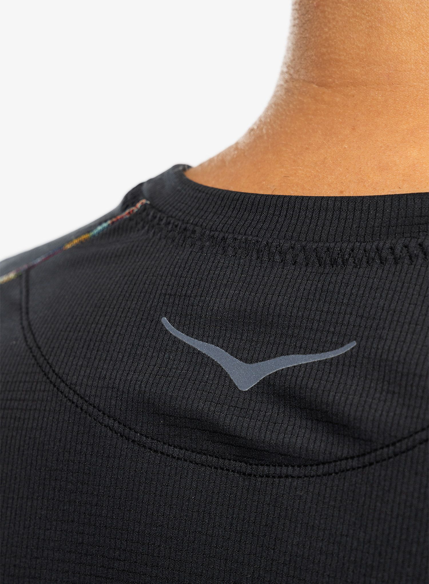 Majica za tek Hoka Glide Short Sleeve - black/multi