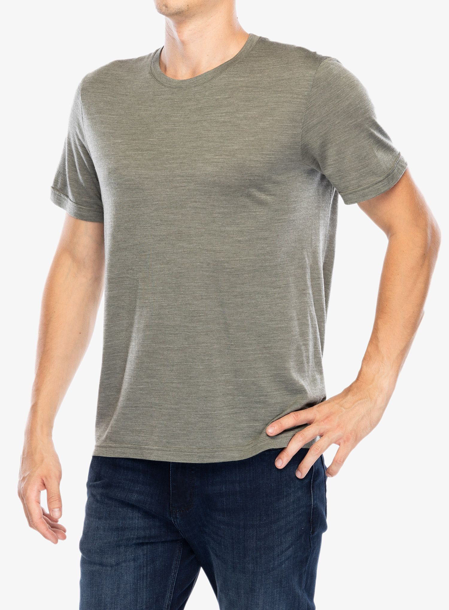 Merino majica Houdini Activist Tee - sage green