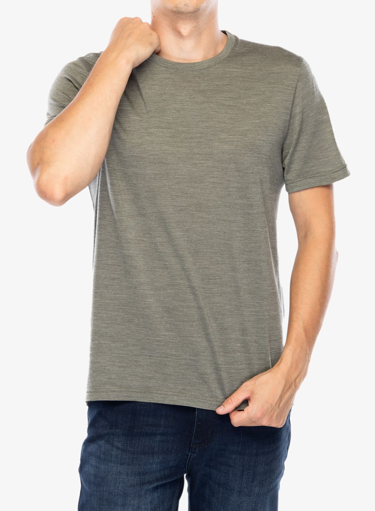 Merino majica Houdini Activist Tee - sage green
