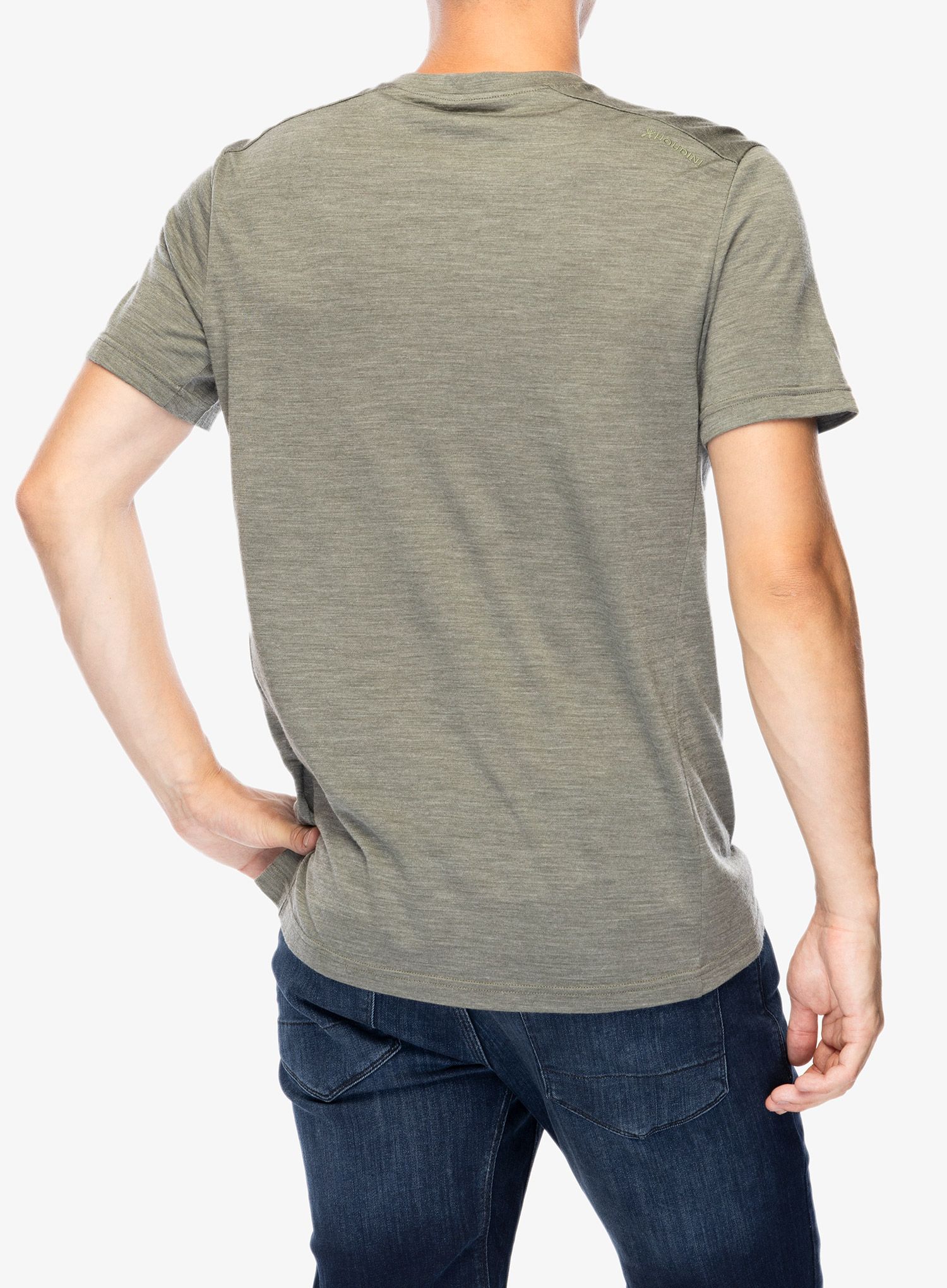 Merino majica Houdini Activist Tee - sage green
