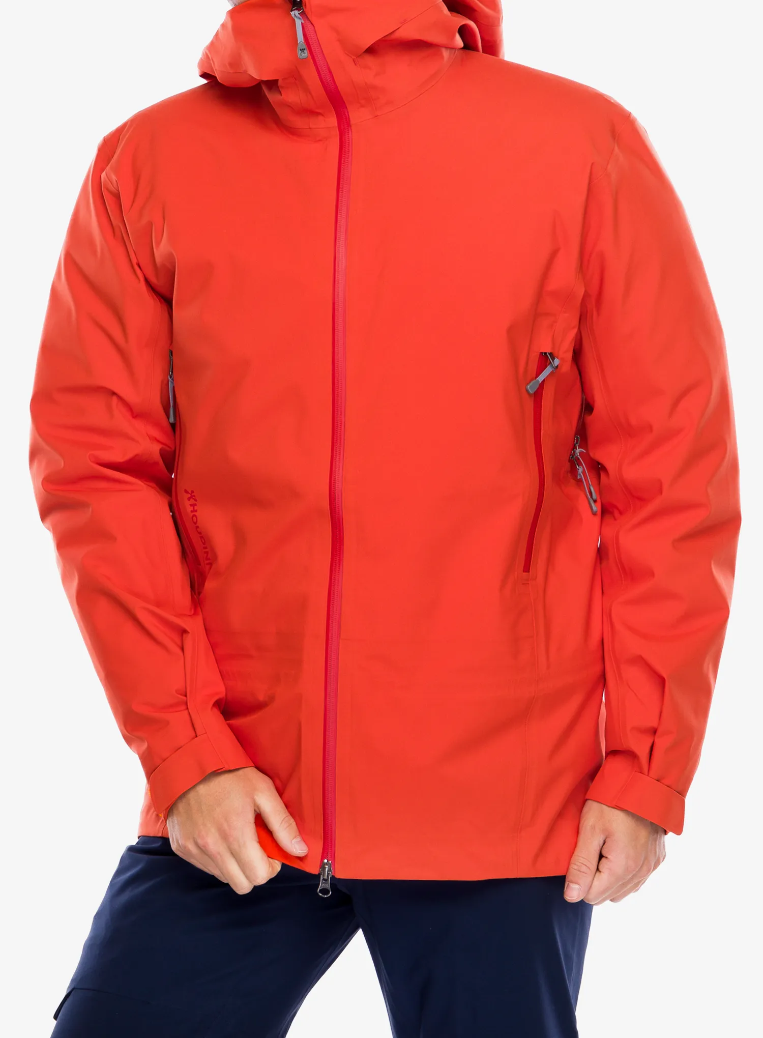 Nepremočljiva jakna Houdini Ride Jacket - en route red