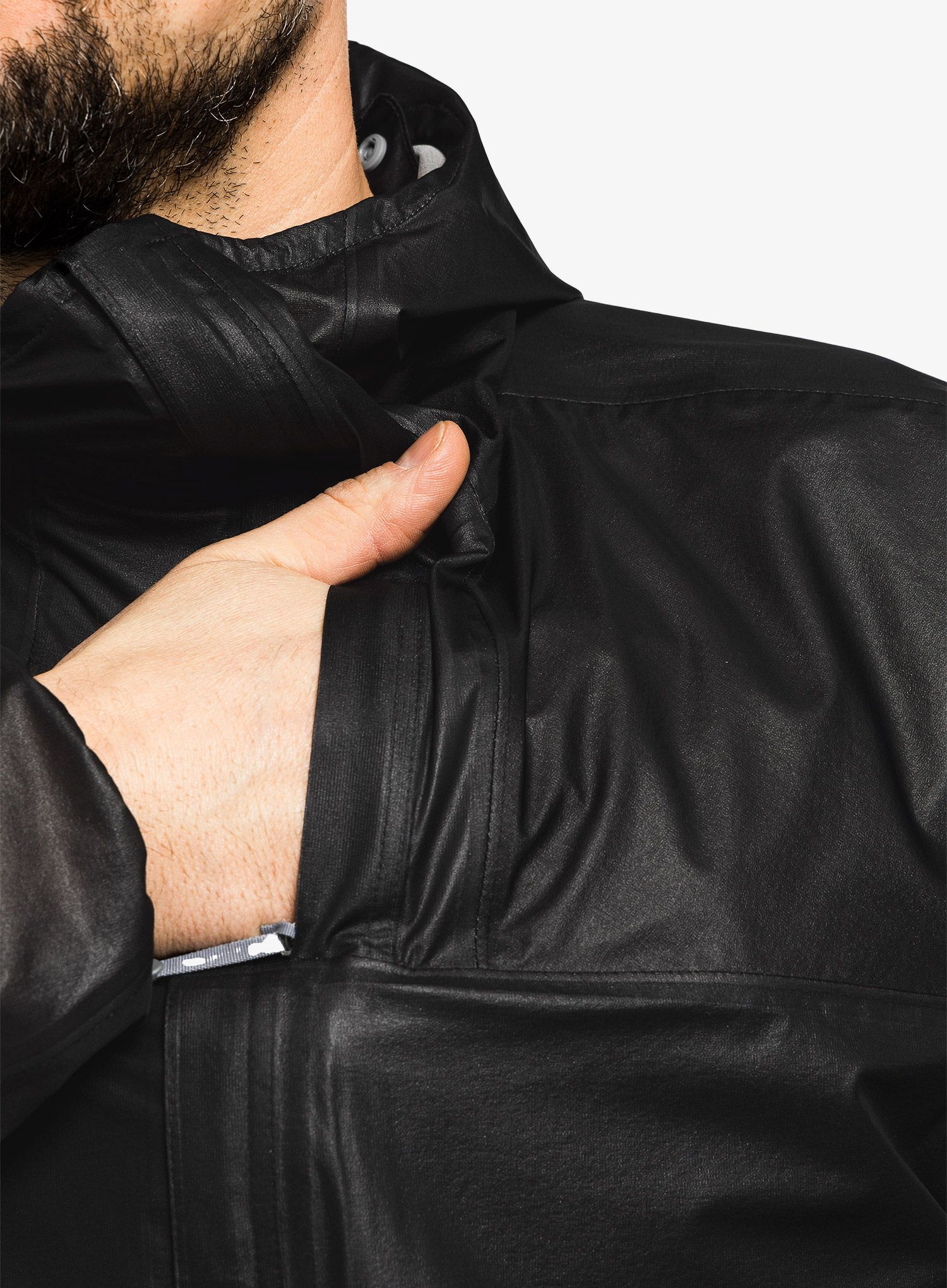 Moška dežna jakna Houdini The Orange Jacket  - true black
