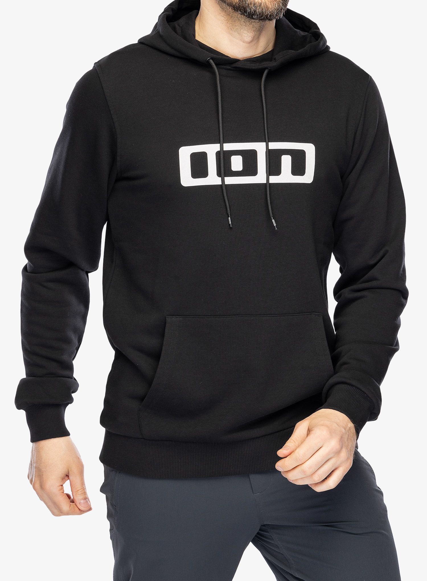 Jopica s kapuco ION Logo - black