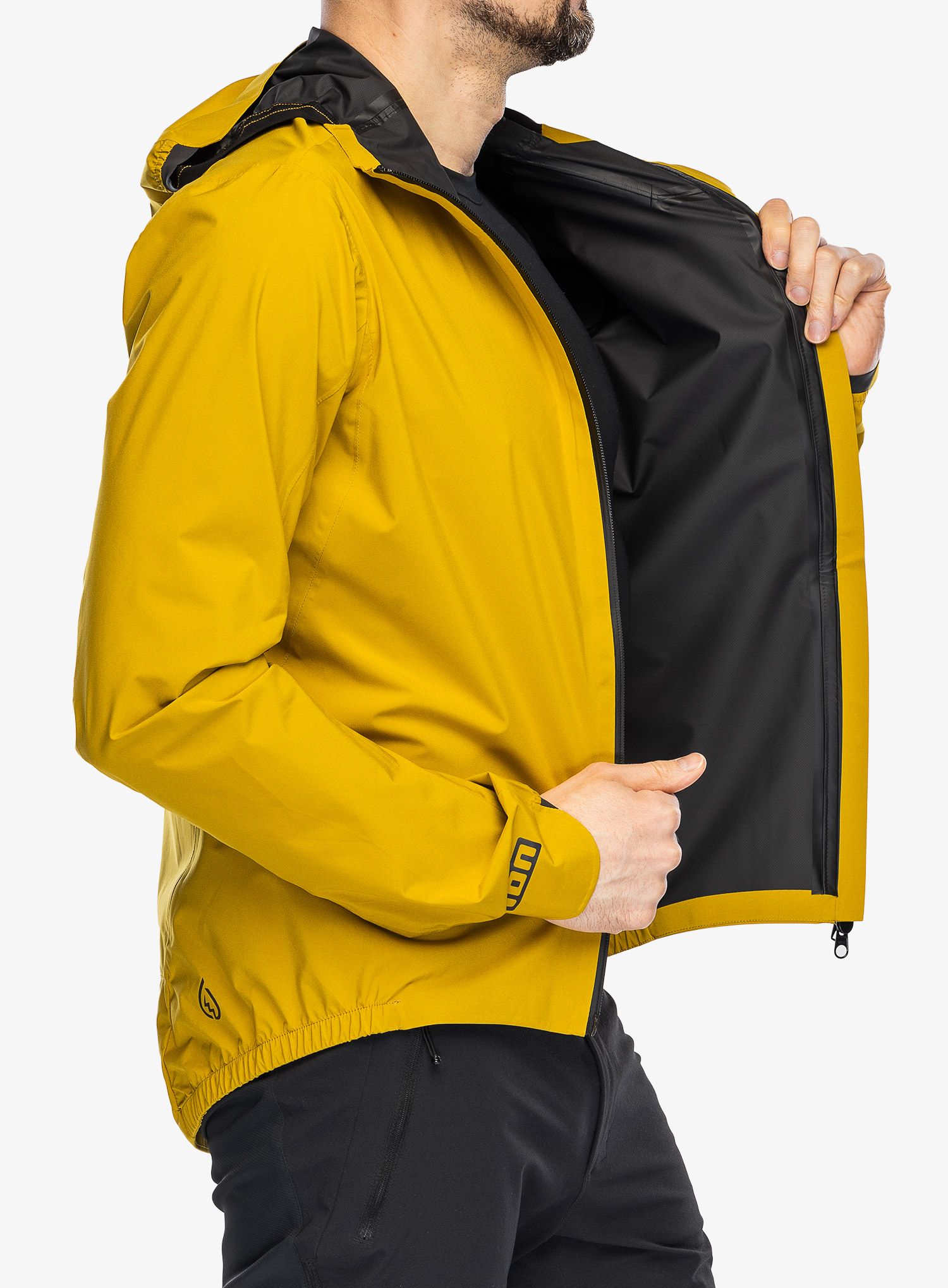 Kolesarska jakna ION Shelter Lite 2.5L Jacket - dark/amber
