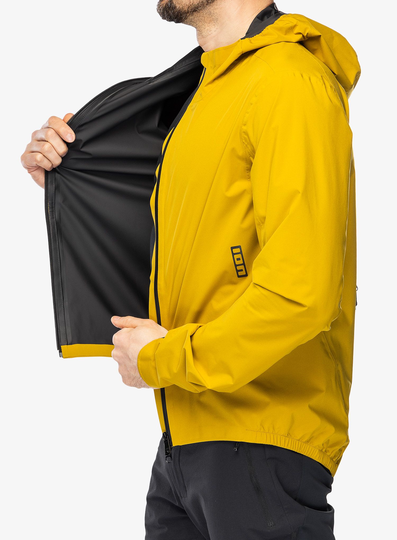 Kolesarska jakna ION Shelter Lite 2.5L Jacket - dark/amber