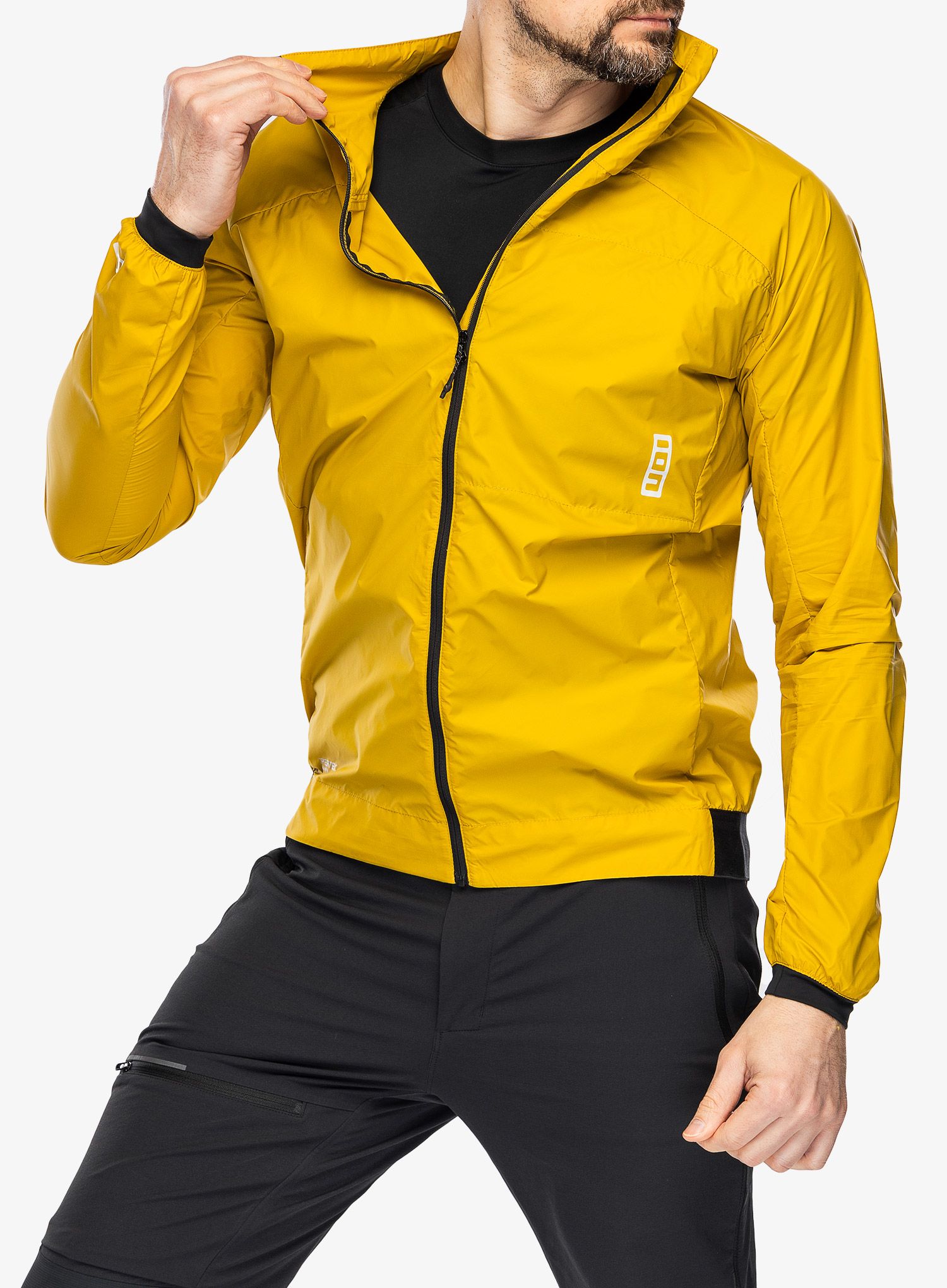 Kolesarska jakna ION Shelter Lite Jacket - dark/amber