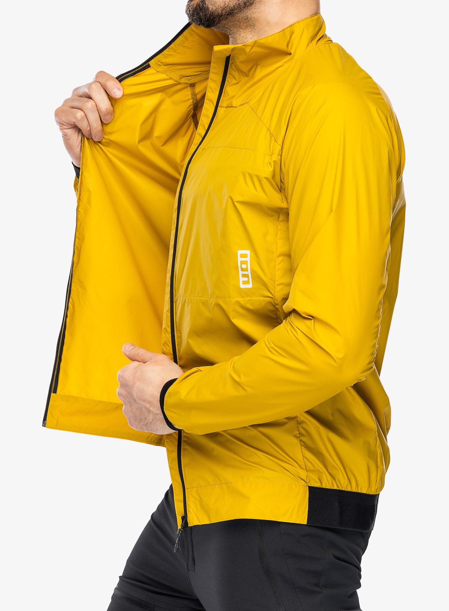 Kolesarska jakna ION Shelter Lite Jacket - dark/amber
