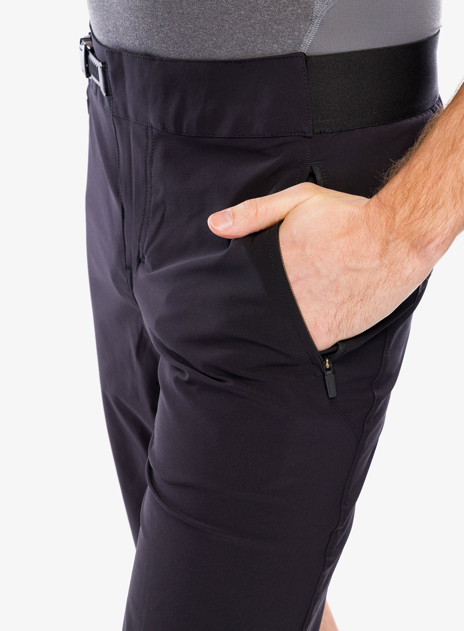 Kolesarske kratke hlače ION Tech Logo Shorts - black