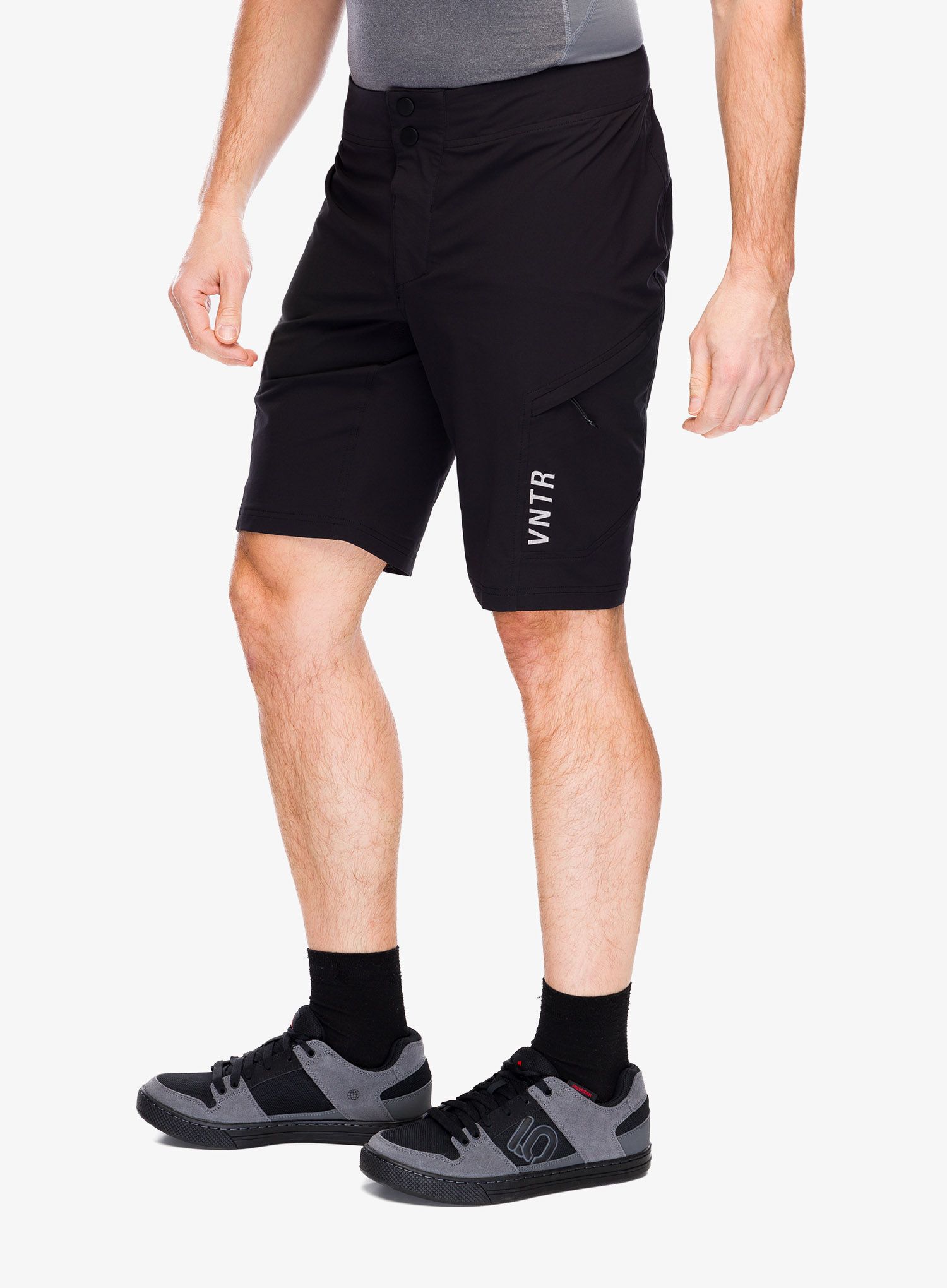 Kolesarske kratke hlače ION VNTR Amp - black