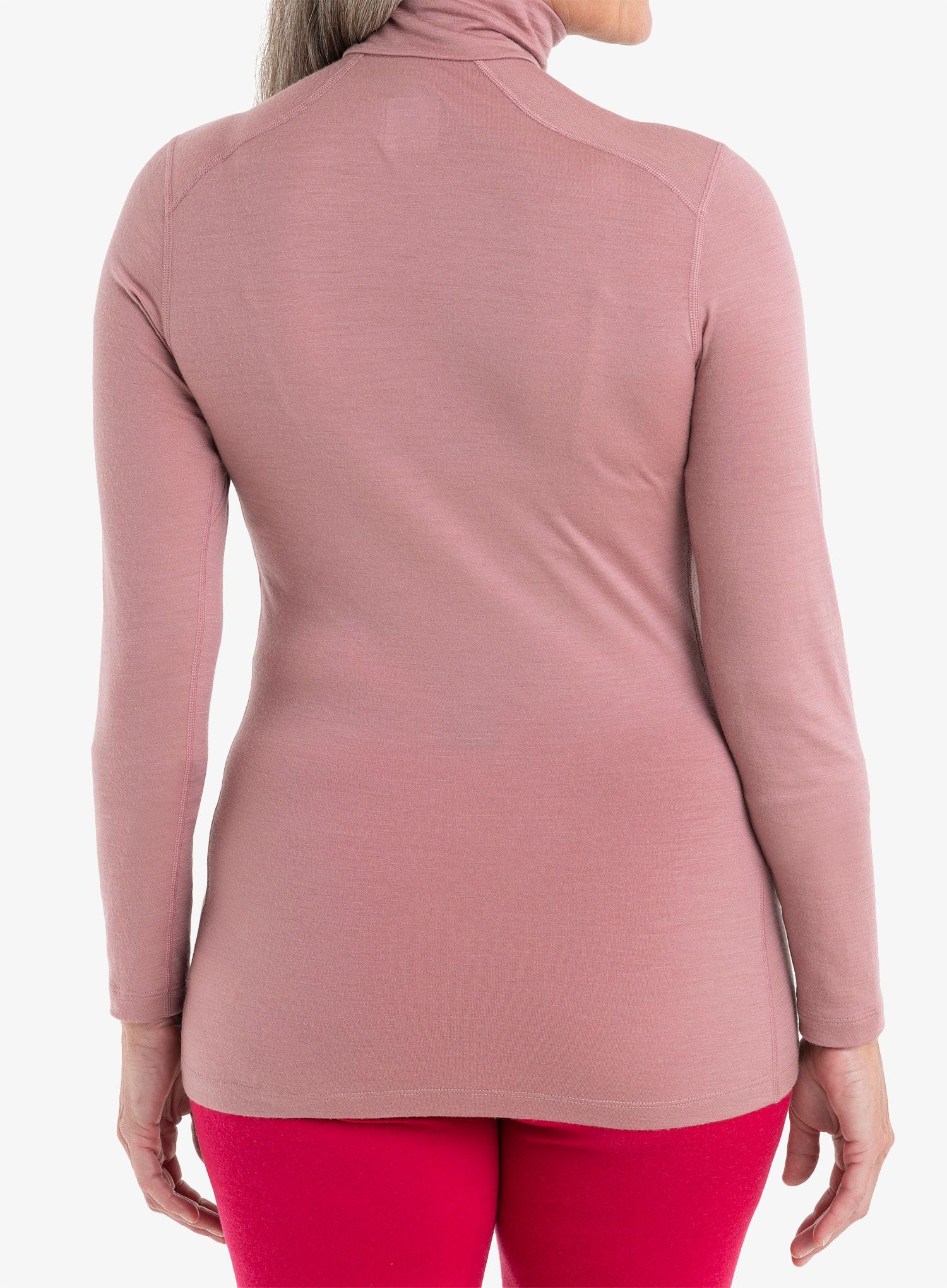Ženska termo flis jopa Icebreaker 200 Oasis L/S Half Zip - crystal