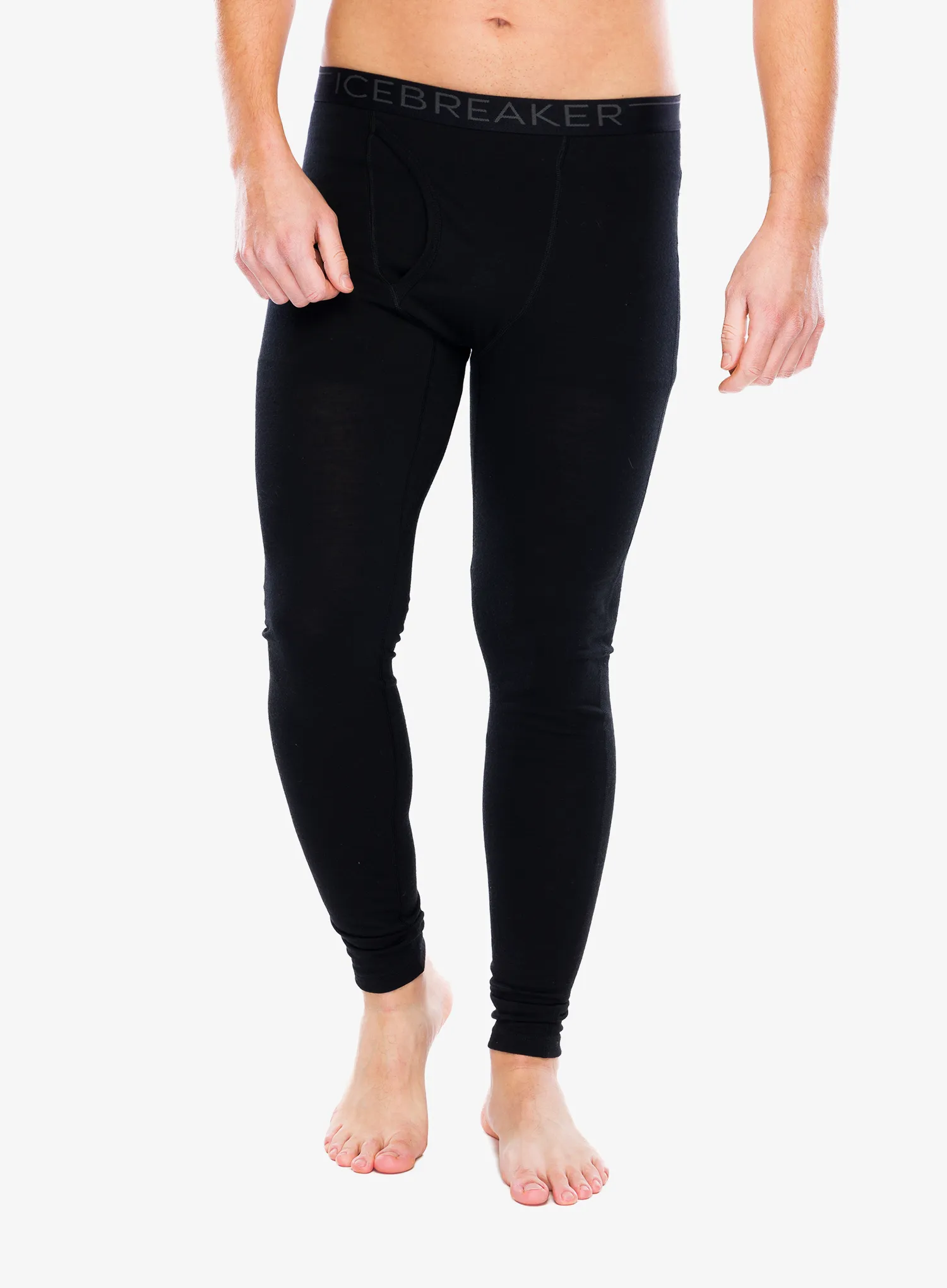 Termo pajkice Icebreaker 200 Oasis Leggings W/Fly - black