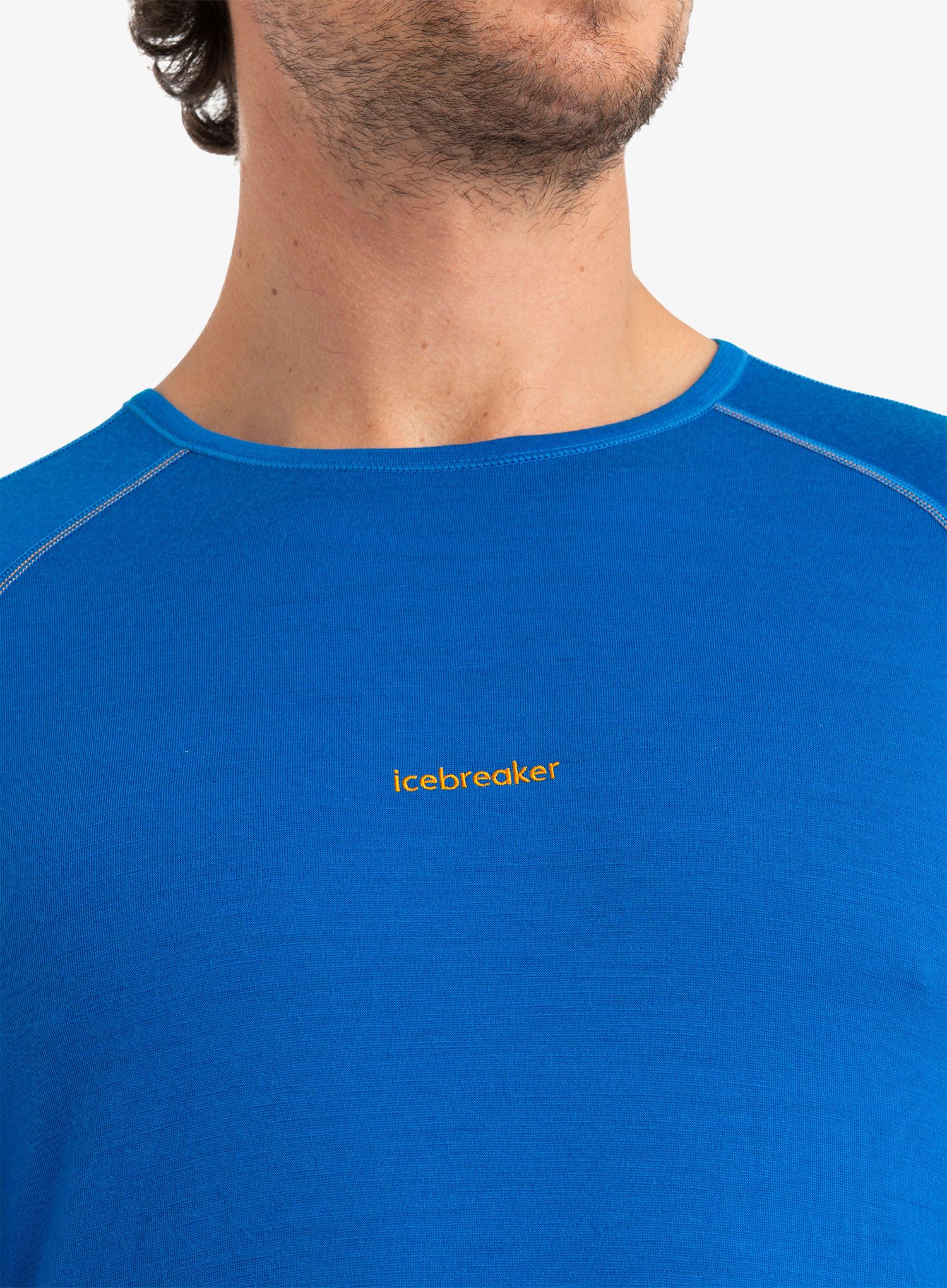 Termo flis jopa Icebreaker 200 ZoneKnit LS Crewe - lazurite/solar