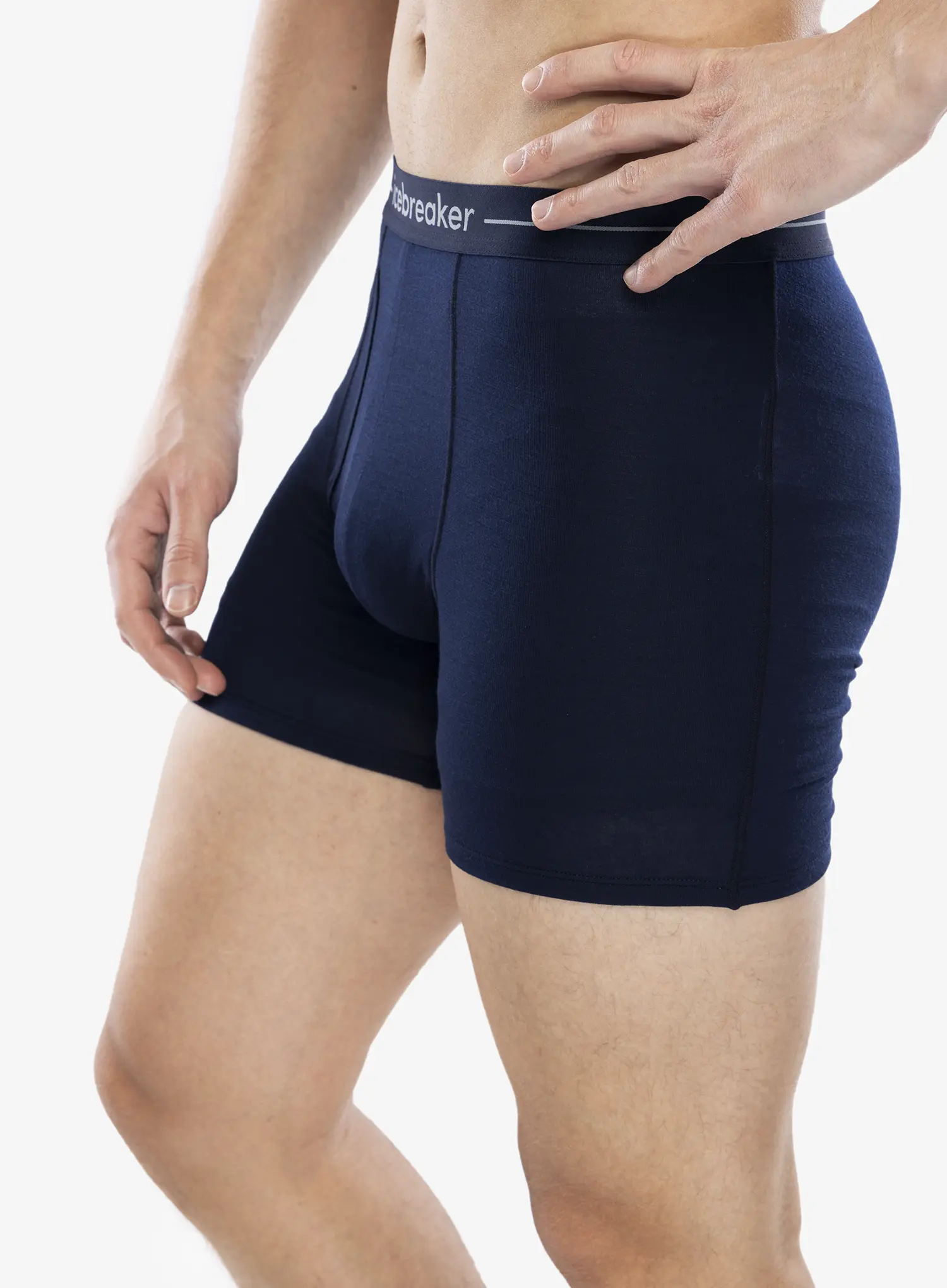 Boksarice Icebreaker Anatomica Boxers wFly - midnight navy