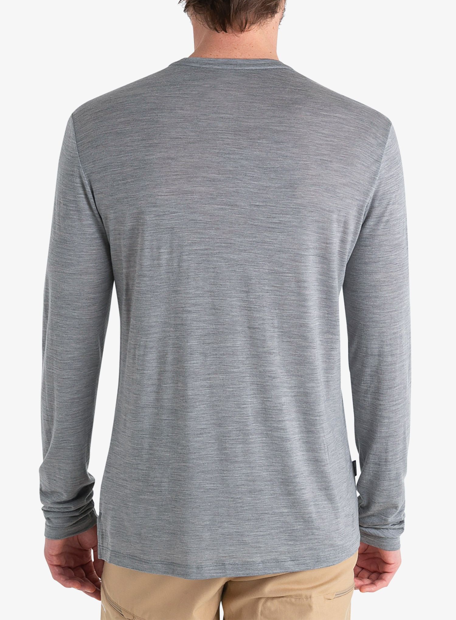 Majica z dolgimi rokavi Icebreaker Merino 125 Cool-Lite Sphere III LS Tee - metro hthr