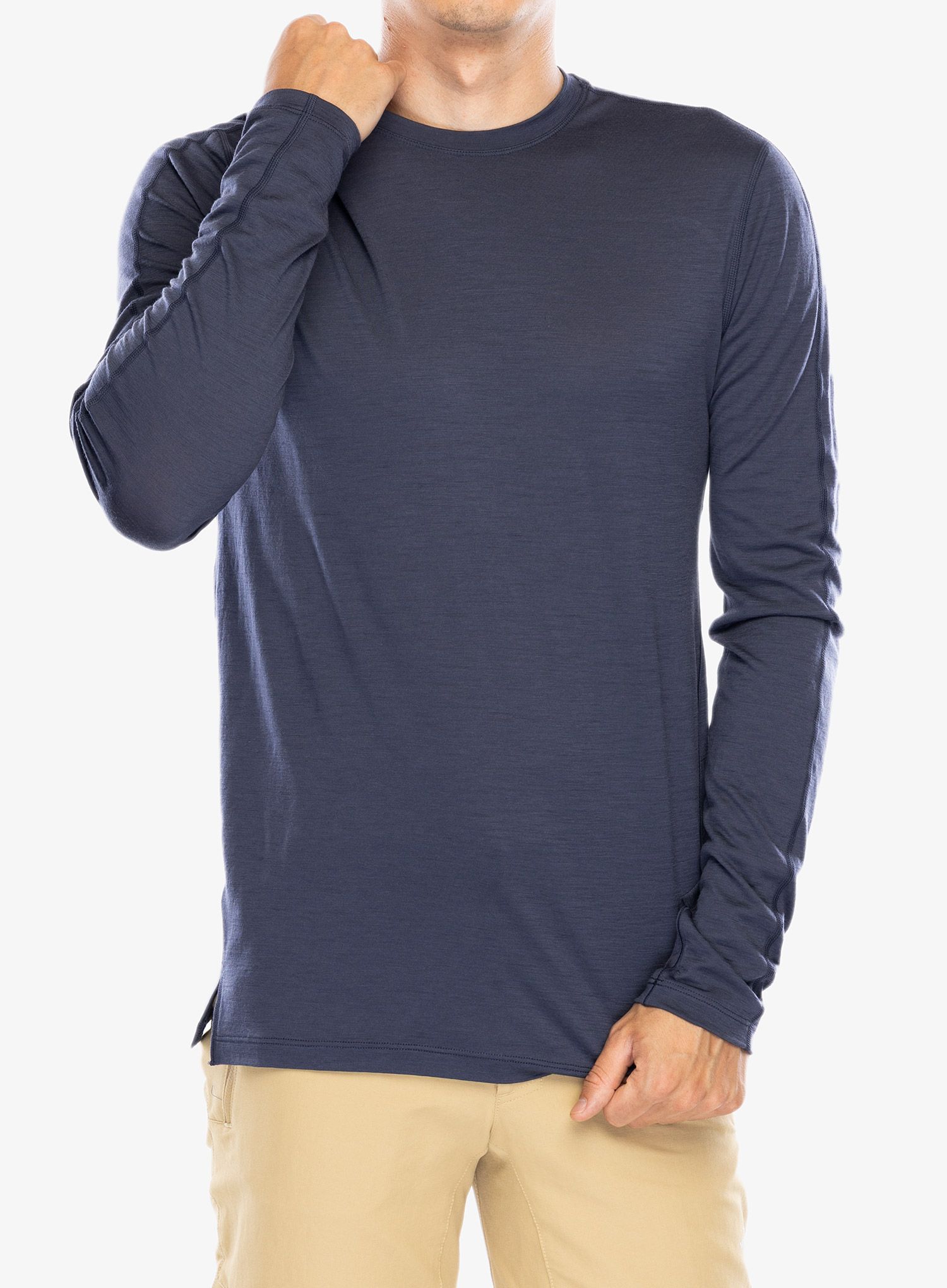 Majica z dolgimi rokavi Icebreaker Merino 150 Ace LS Tee - graphite