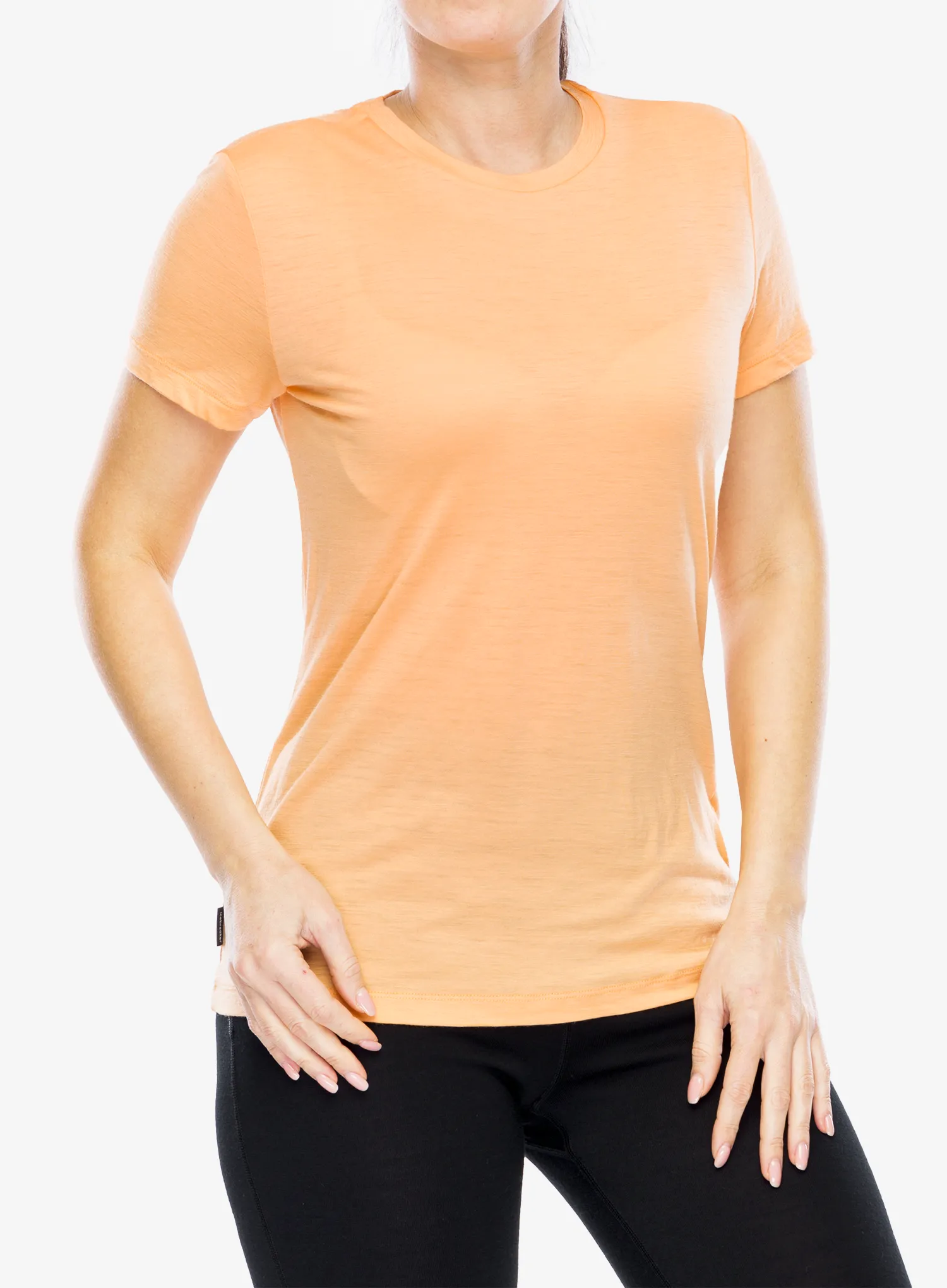 Ženska merino majica Icebreaker Merino 150 Tech Lite III SS Tee - feldspar