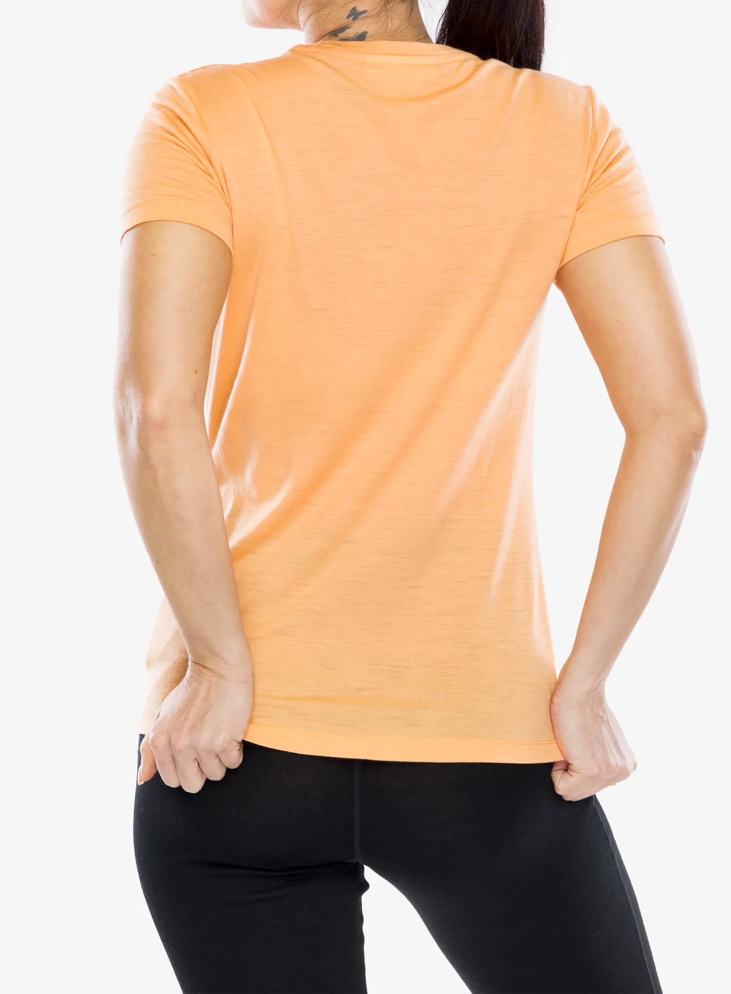 Ženska merino majica Icebreaker Merino 150 Tech Lite III SS Tee - feldspar