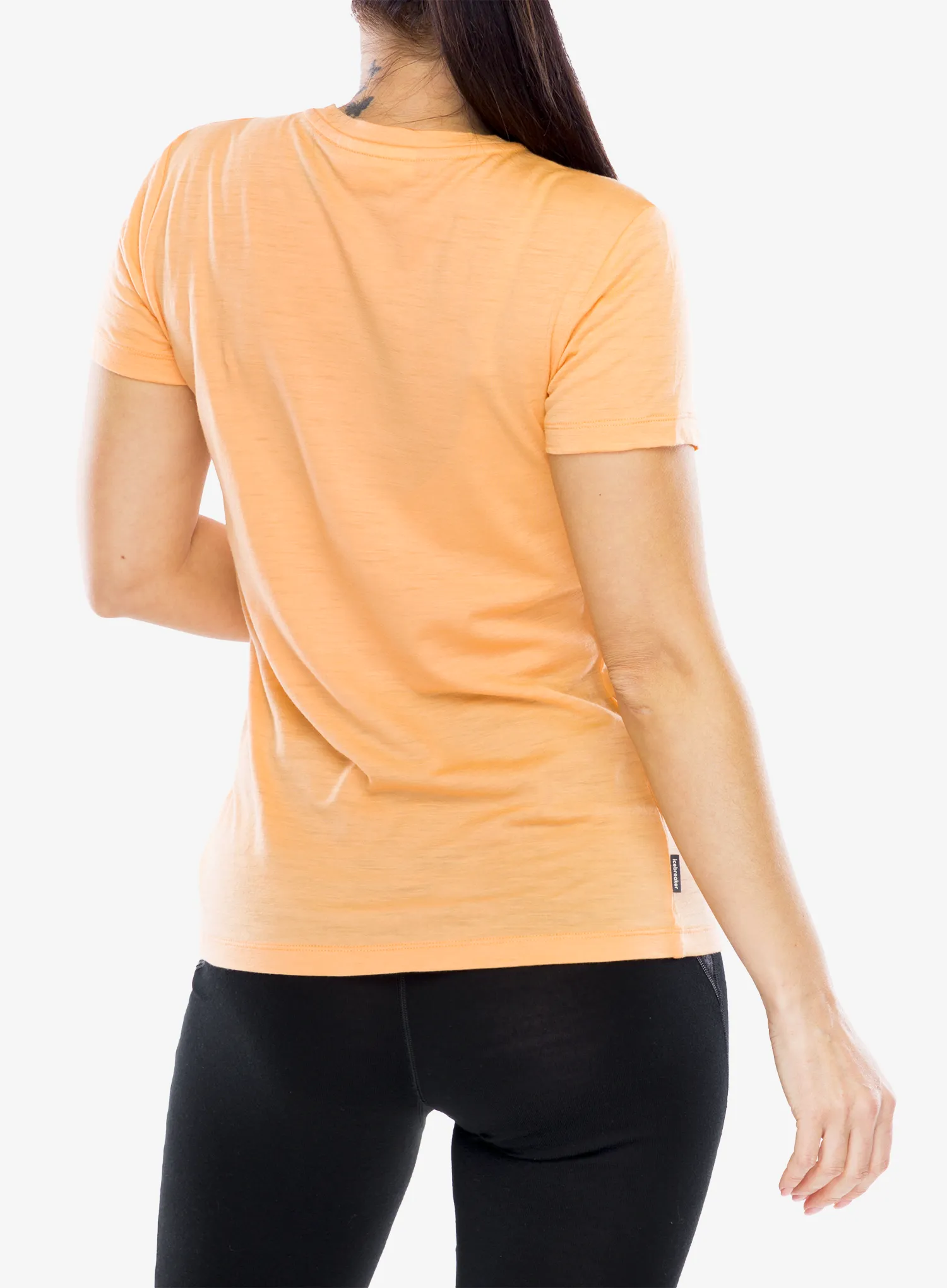 Ženska merino majica Icebreaker Merino 150 Tech Lite III SS Tee - feldspar