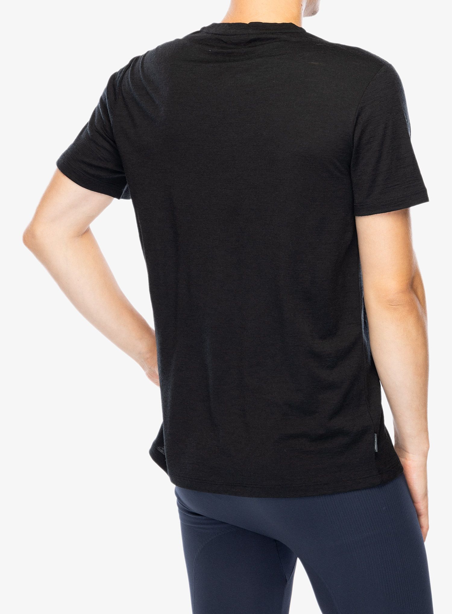 Merino majica Icebreaker Merino 150 Tech Lite SS T Pukaki Reflected - black
