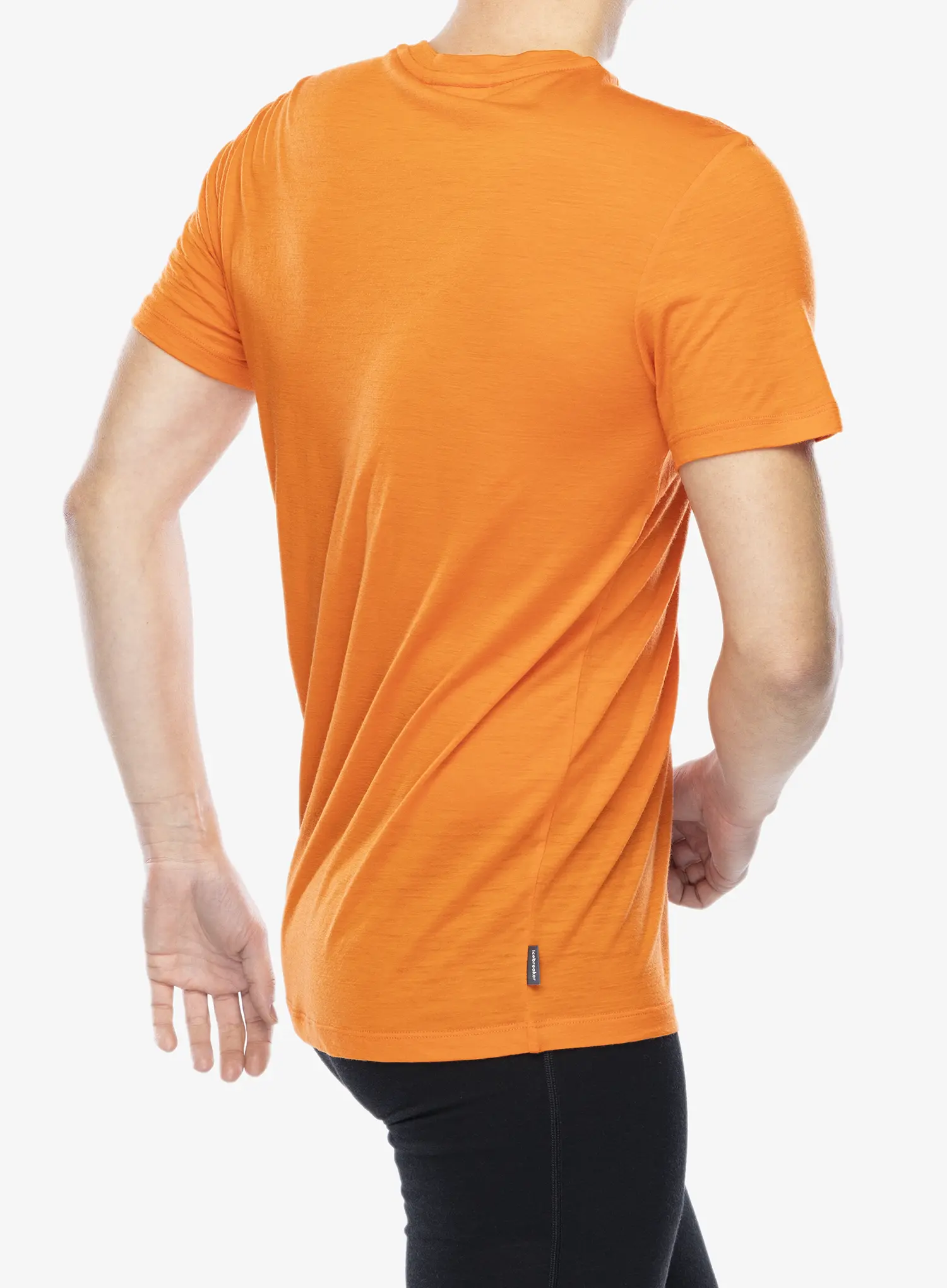 Merino majica Icebreaker Merino 150 Tech Lite SS T Pukaki Reflected - blaze