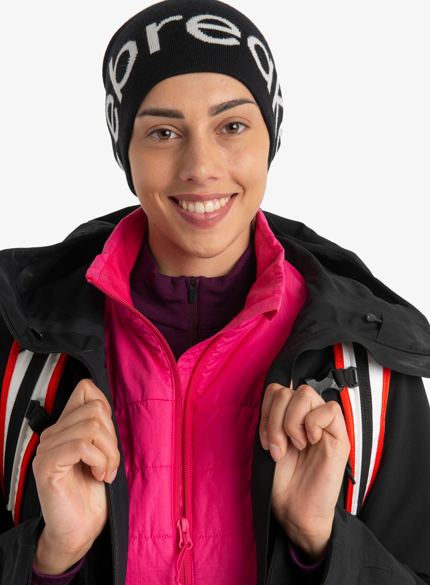 Zimska kapa Icebreaker Merino Icebreaker Beanie - black/ecru