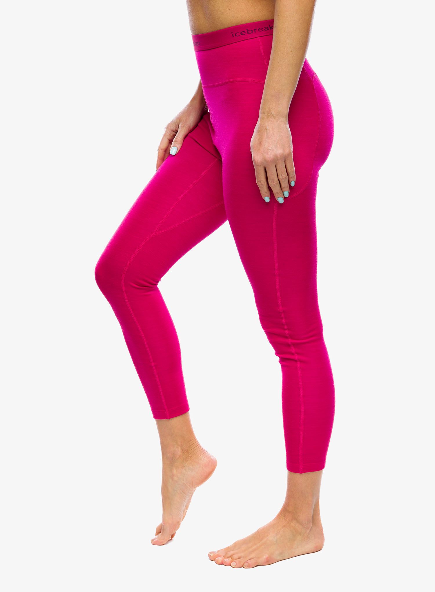 Ženske termo pajkice Icebreaker Merino Leggings - electron pink