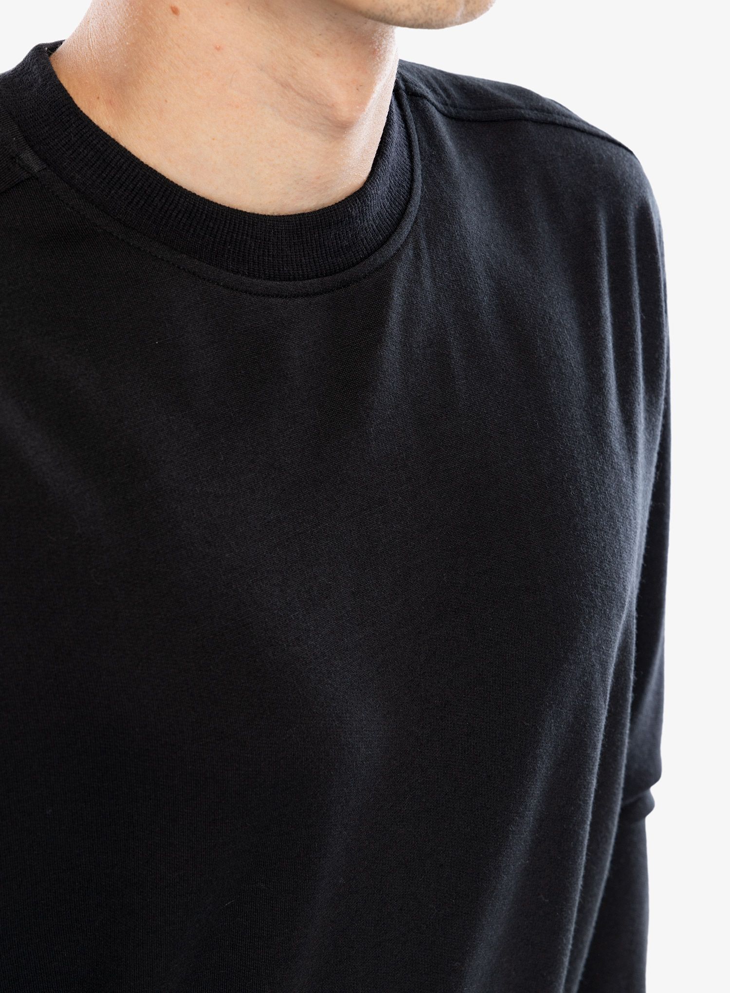 Puloverji brez kapuce Icebreaker Merino Shifter II LS Sweatshirt - black