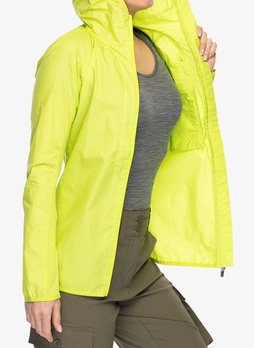Ženska softshell jakna Icebreaker Shell+ Cotton Windbreaker - hyper