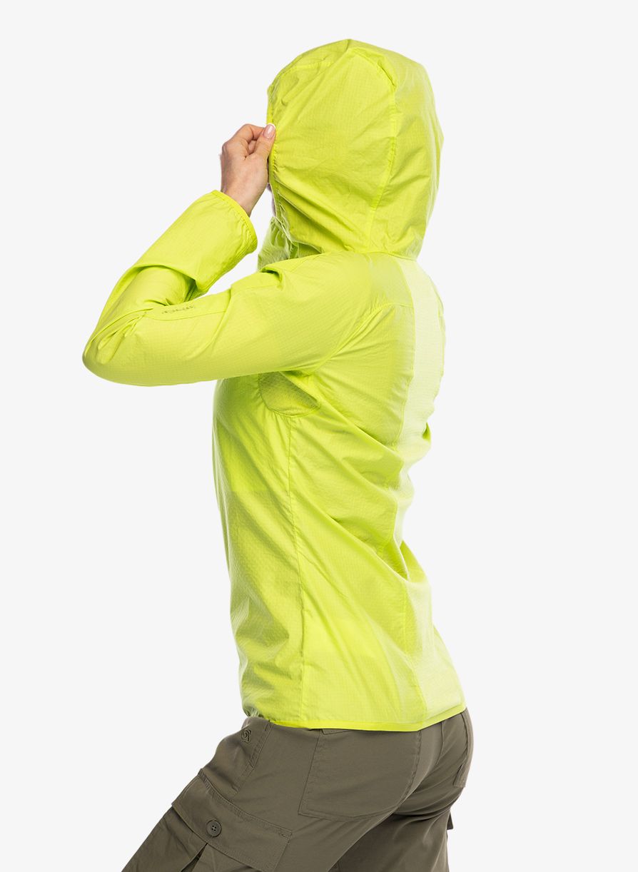 Ženska softshell jakna Icebreaker Shell+ Cotton Windbreaker - hyper