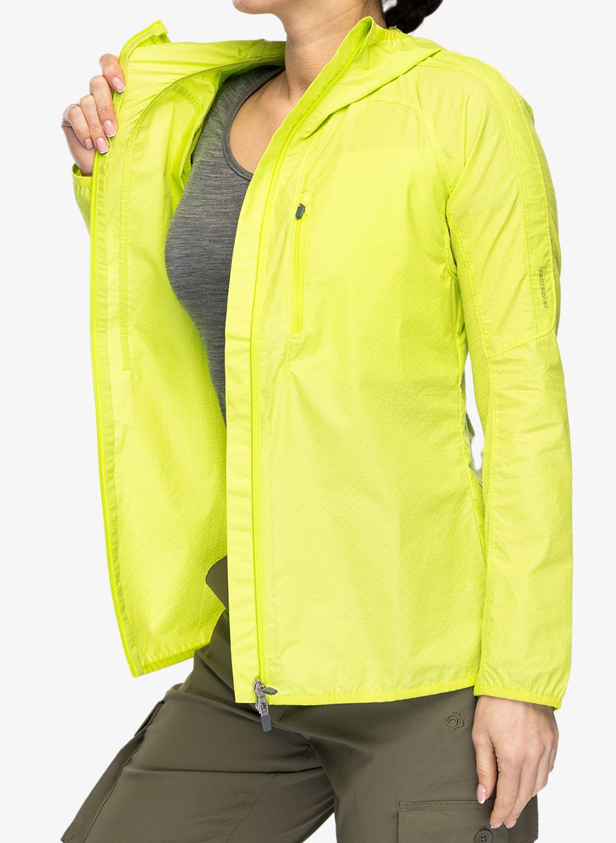 Ženska softshell jakna Icebreaker Shell+ Cotton Windbreaker - hyper