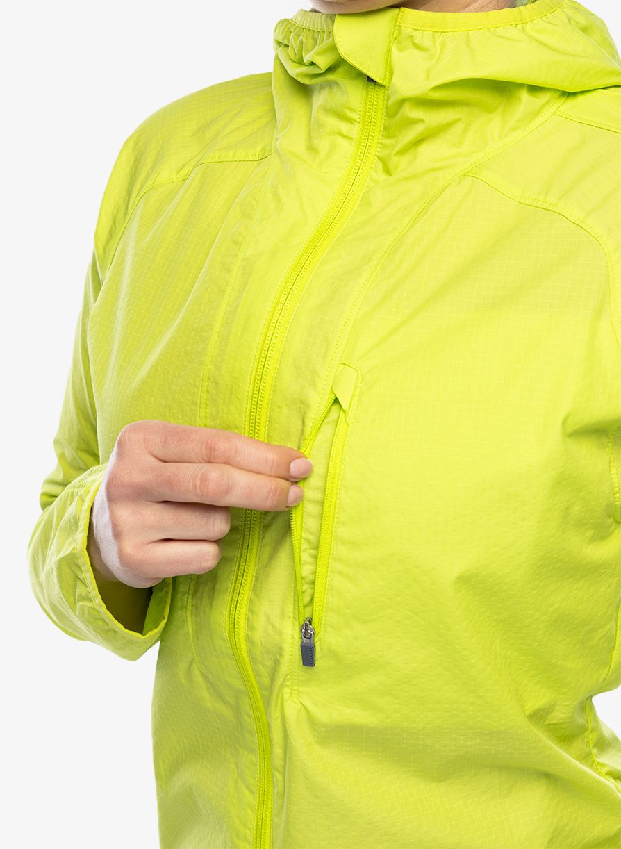 Ženska softshell jakna Icebreaker Shell+ Cotton Windbreaker - hyper