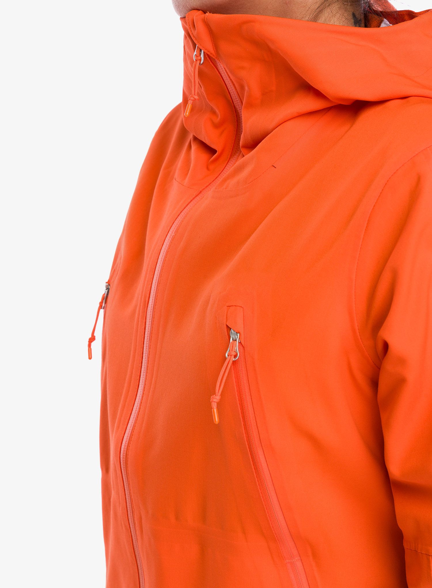 Ženska softshell jakna Icebreaker Shell+ Hooded Jacket - flash
