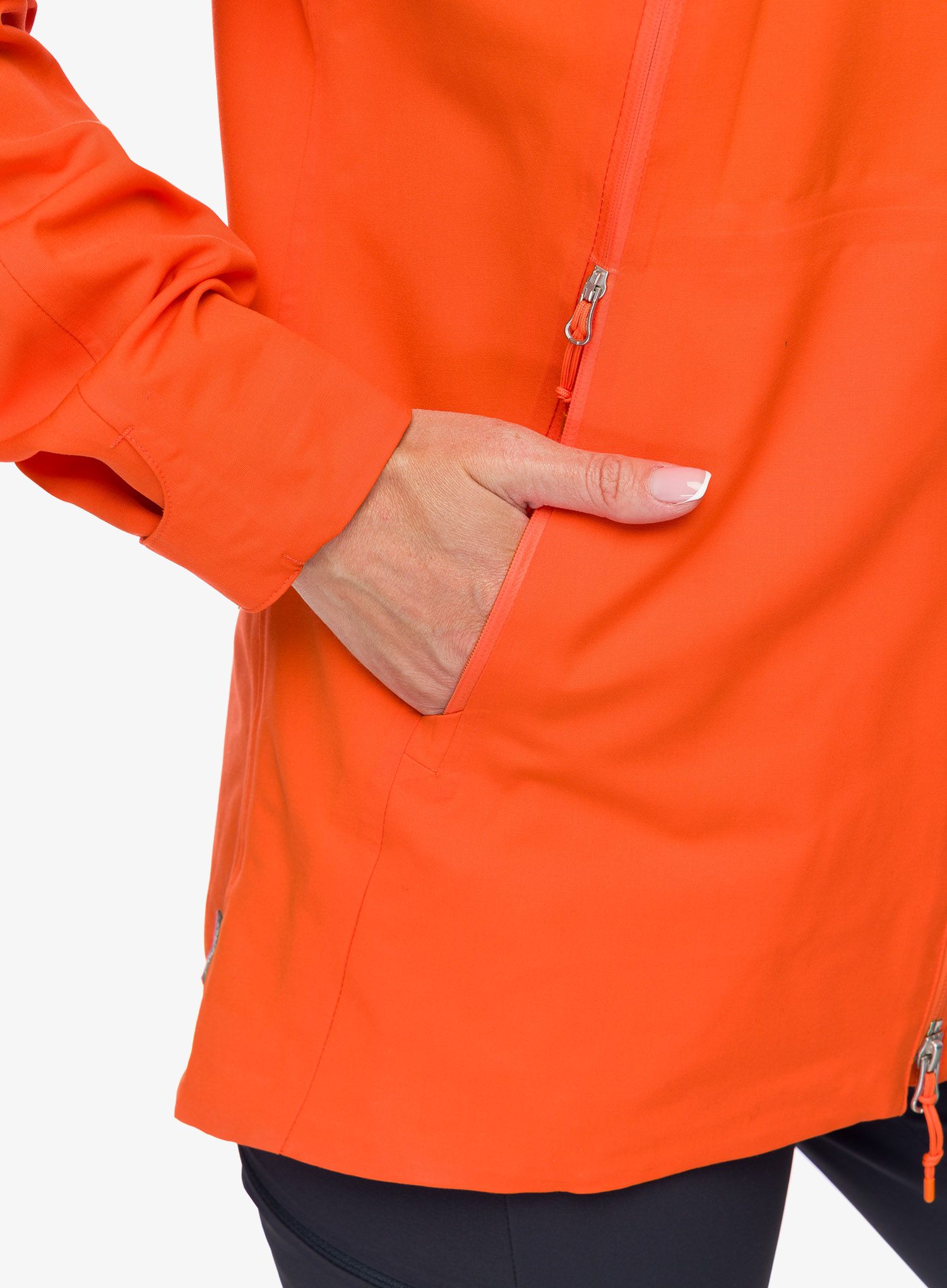 Ženska softshell jakna Icebreaker Shell+ Hooded Jacket - flash