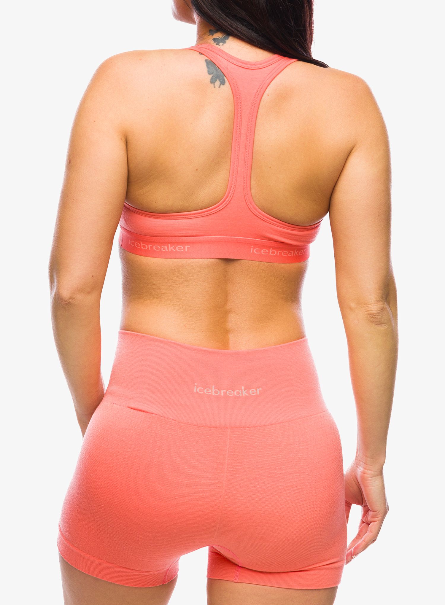 Športni nedrček Icebreaker Sprite Racerback Bra - tang