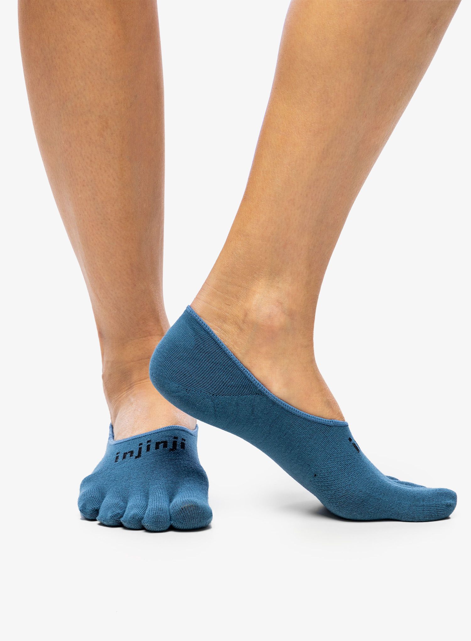 Pohodniške nogavice Injinji Sport Lightweight Hidden Coolmax - steel