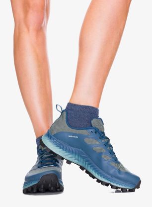 Ženski tekaški čevlji Inov-8 MudTalon Precision - storm blue/navy